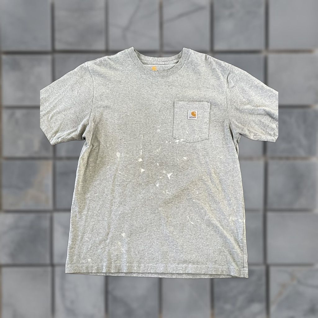 Carhartt Carhartt Pocket T-Shirt Grey L Men Shirt Pocket Outdoor Classic 90s? Size US L / EU 52-54 / 3 - 1 Thumbnail