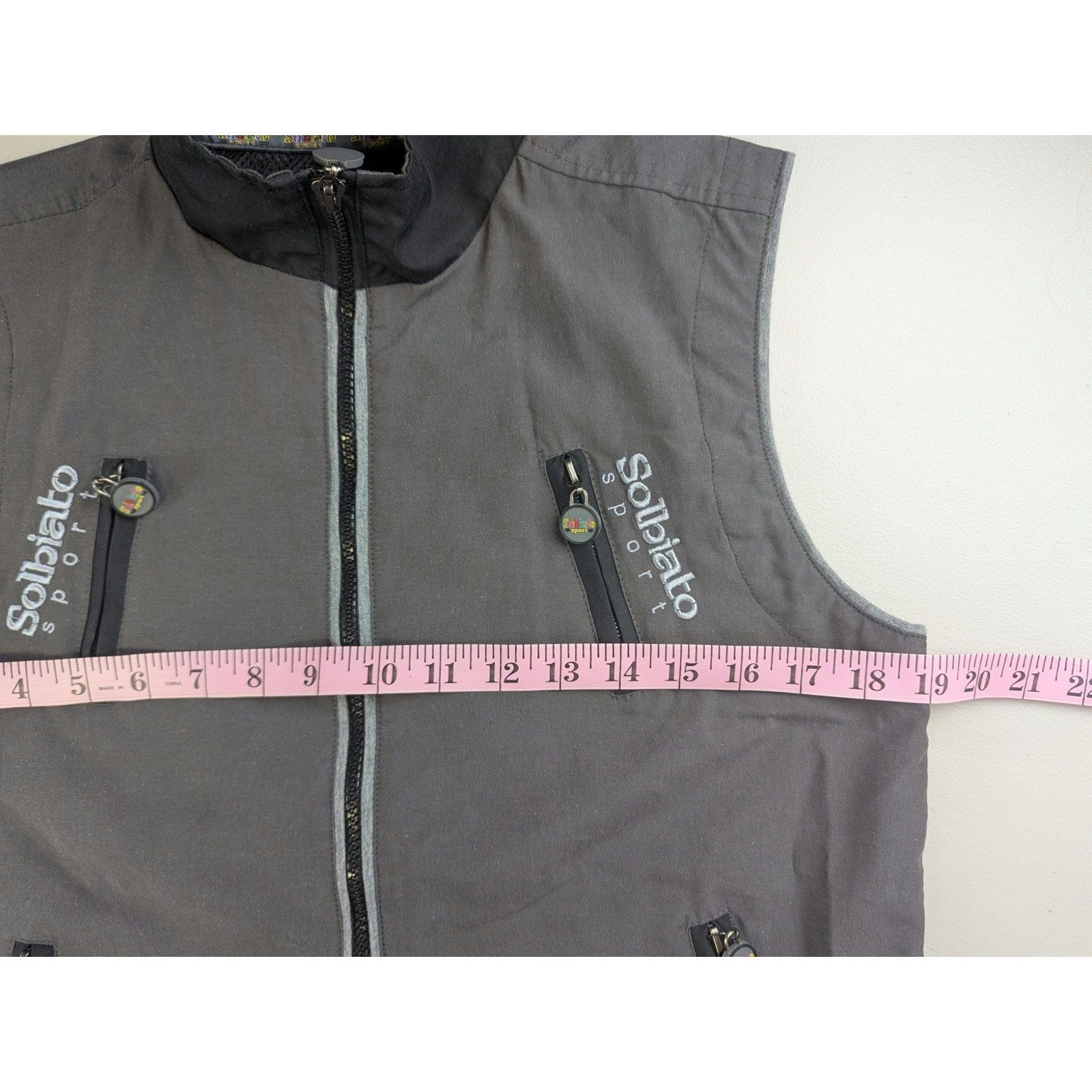 Other Solbiato Sport Cycling Vest Womens Large Grey Windproof Size L / US 10 / IT 46 - 6 Thumbnail