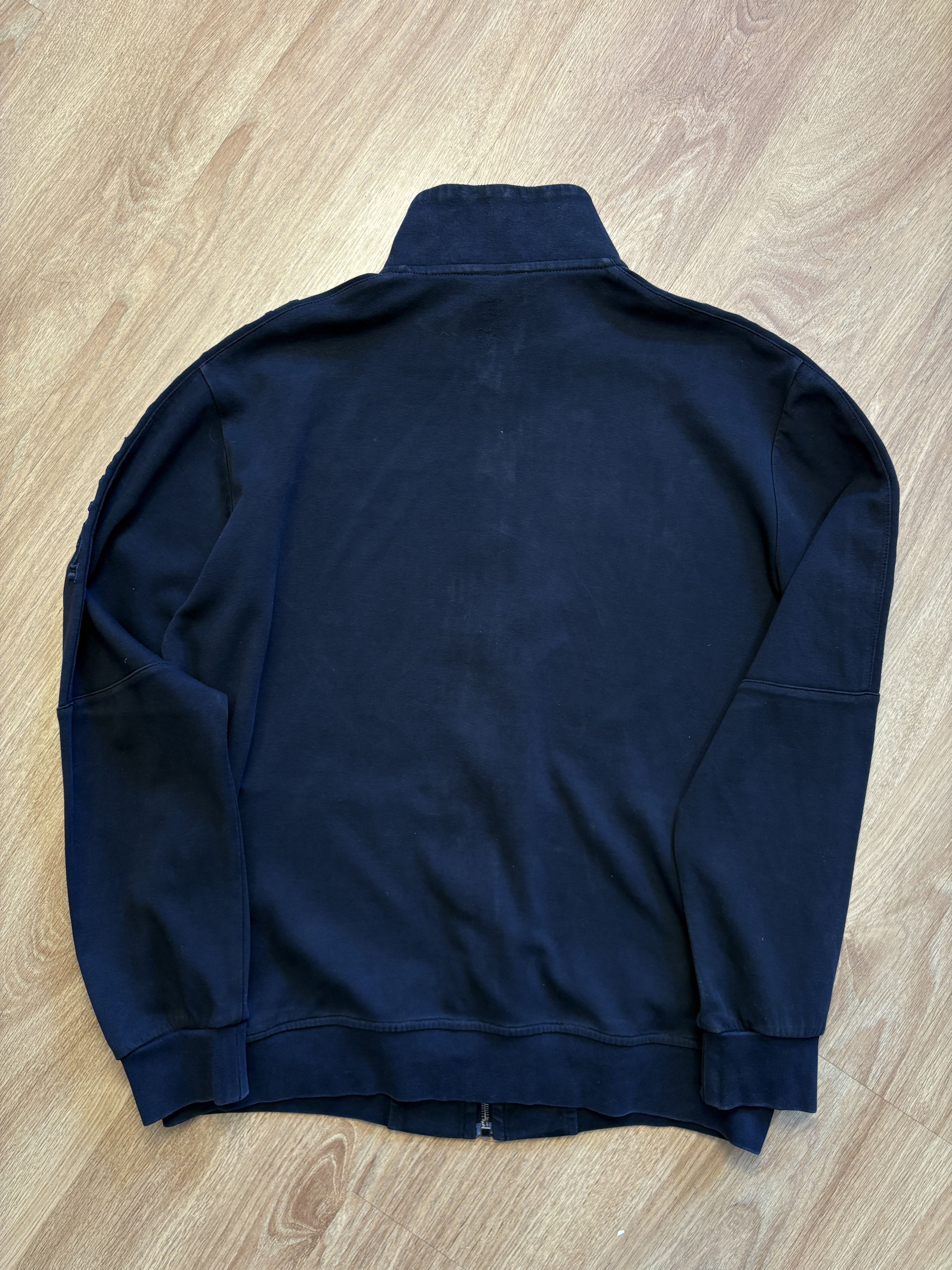 Emporio Armani Emproio Armani 2000s Embroidered Navy Zip-up Jacket (XL) Size US XL / EU 56 / 4 - 6 Thumbnail