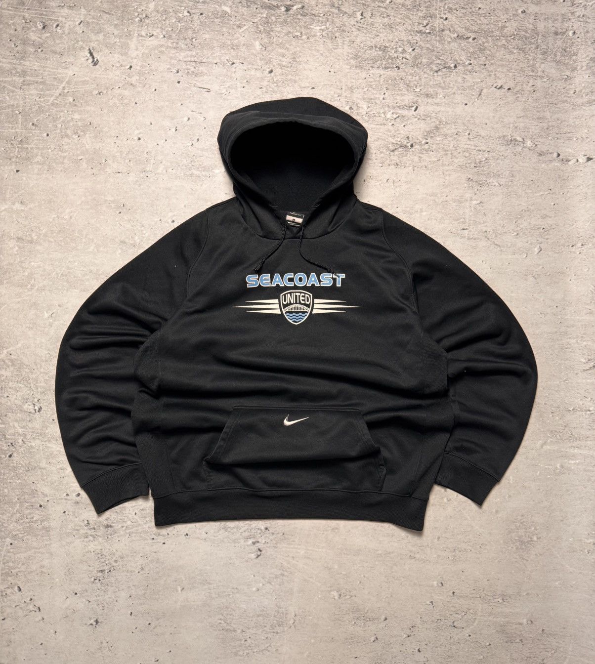 Nike × Vintage NIKE VINTAGE CENTER LOGO OVERSIZE BOXY HOODIE Size US XL / EU 56 / 4 - 1 Thumbnail
