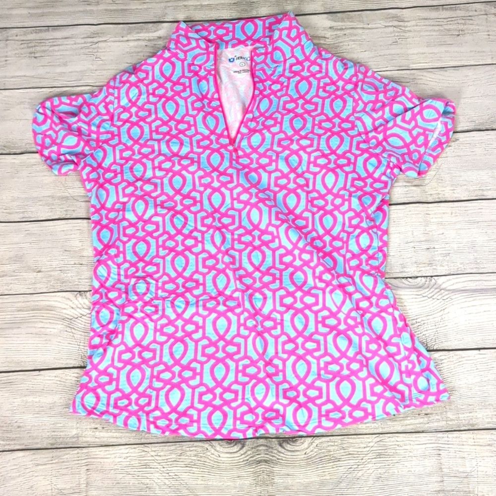 Other Ibkul golf mock polo top size large Size L / US 10 / IT 46 - 1 Thumbnail