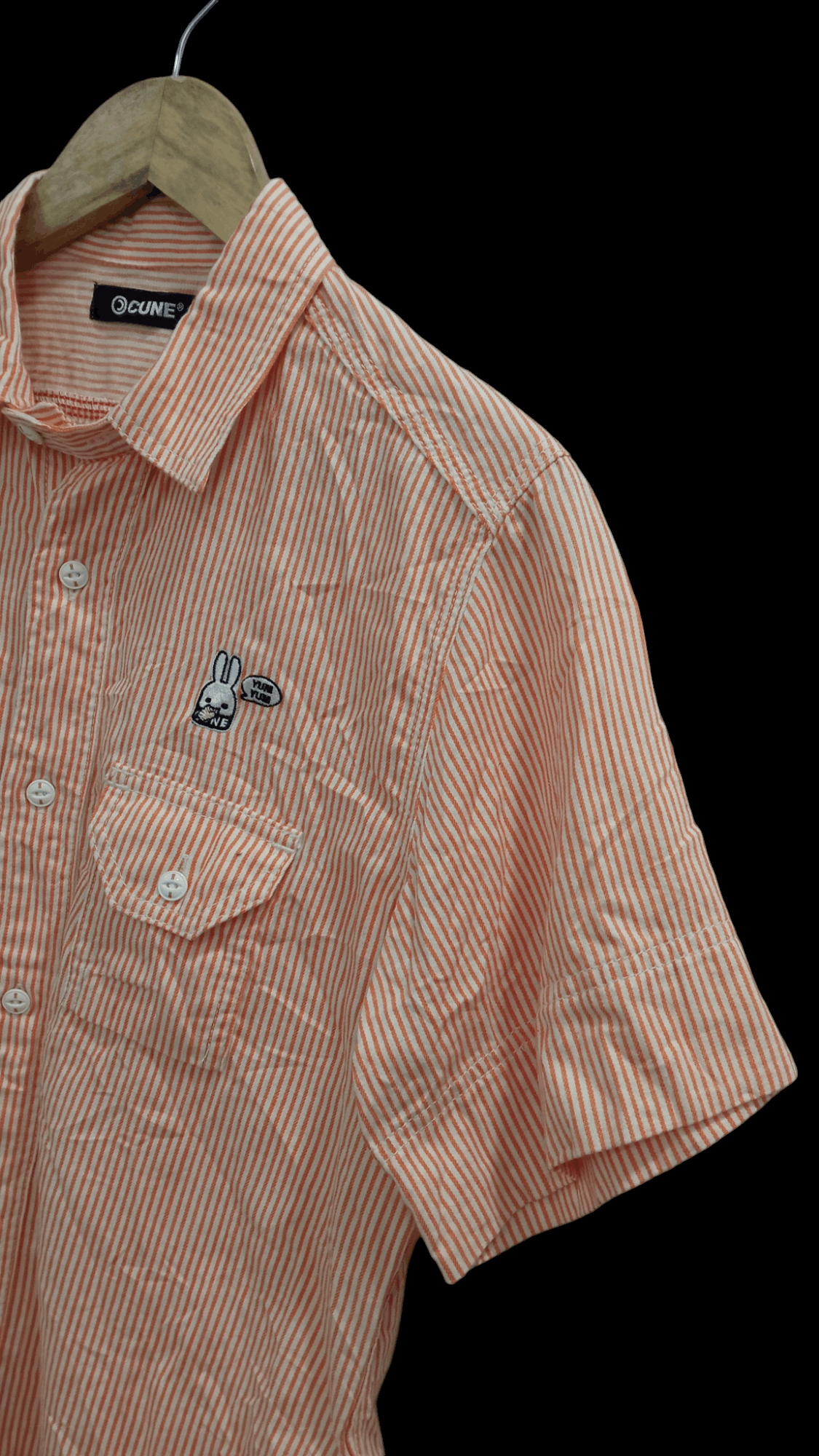 Japanese Brand × Vintage 🔥🔥Vintage Style Cune Striped Shirt Size US M / EU 48-50 / 2 - 6 Thumbnail