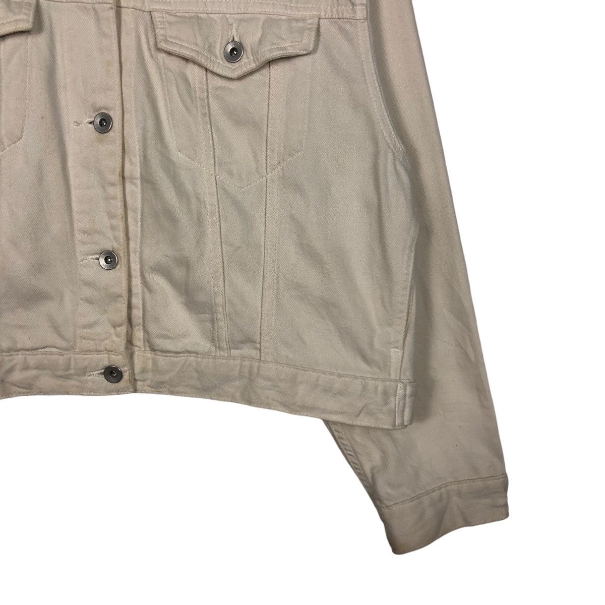 Japanese Brand × Uniqlo 📌Vintage Cropped Biker Jacket Uniqlo Issey Miyake Size US XL / EU 56 / 4 - 6 Thumbnail