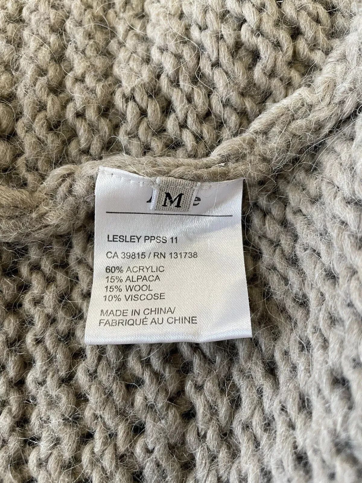Acne Studios Acne Lesley PPSS 11 Cardigan Womens Alpaca Wool Sweater Size M / US 6-8 / IT 42-44 - 15 Thumbnail