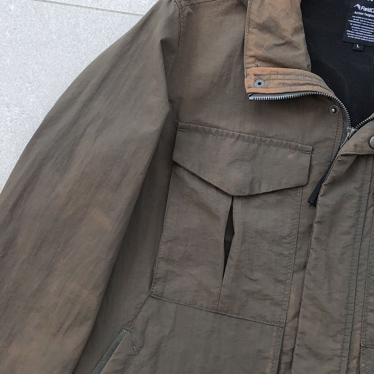 Japanese Brand A Fieldcore Wind and Water Resistant 4 Pocket Field Jacket Size US L / EU 52-54 / 3 - 3 Thumbnail