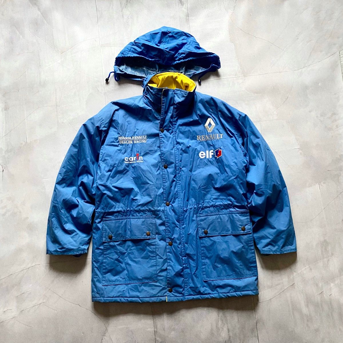 Vintage 90s Williams RENAULT Dealer Racing Big Logo Jacket Formula 1 Size US S / EU 44-46 / 1 - 1 Thumbnail