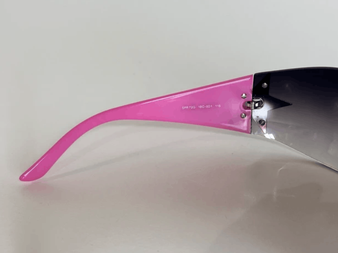 Prada PRADA Sunglasses SPR 58E Wrap Star Rimless Luna Rossa Size ONE SIZE - 4 Thumbnail