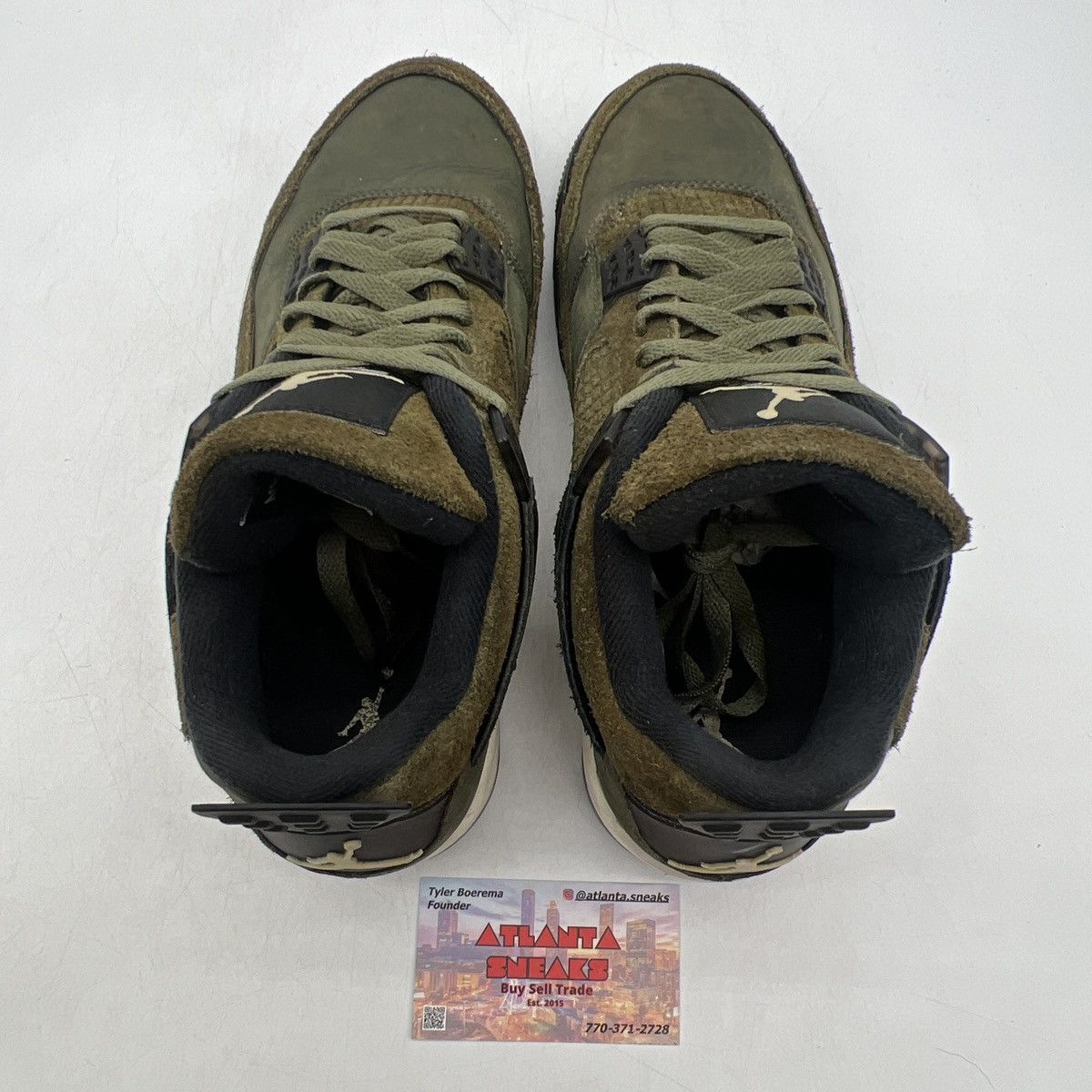 Jordan Brand Air Jordan 4 Craft Olive Size US 9 / EU 42 - 6 Thumbnail
