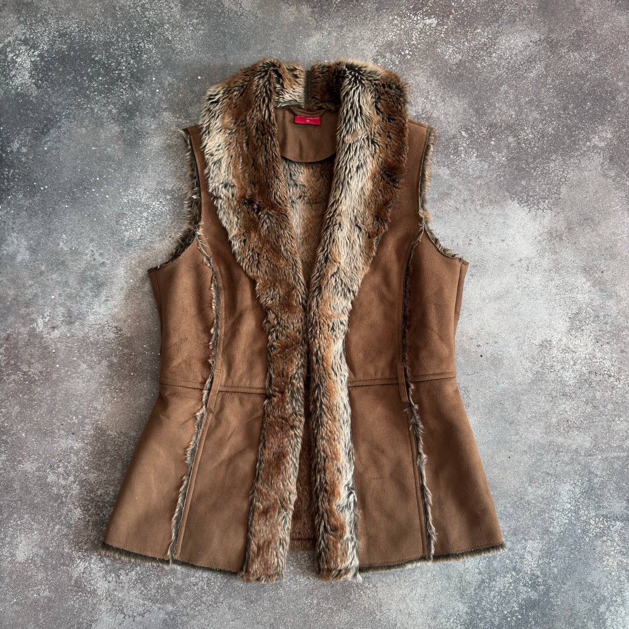 Hysteric Glamour Amazing Y2K 2000’s Aesthetic Faux Fur Vintage Vest Jacket Size S / US 4 / IT 40 - 1 Thumbnail