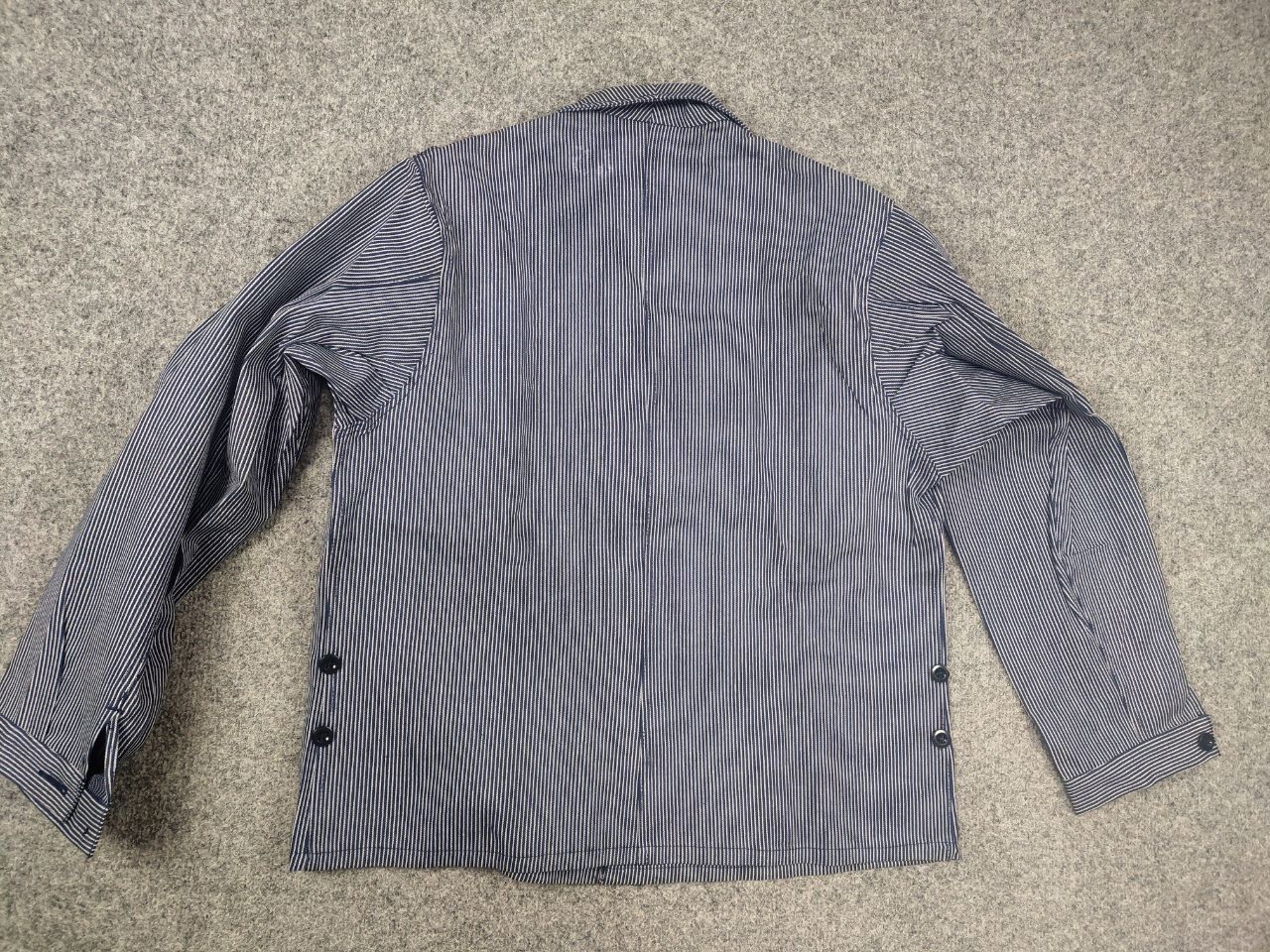 Vintage Marsum Vintage Hickory Stripe French Chore Works Jacket Size US L / EU 52-54 / 3 - 7 Thumbnail