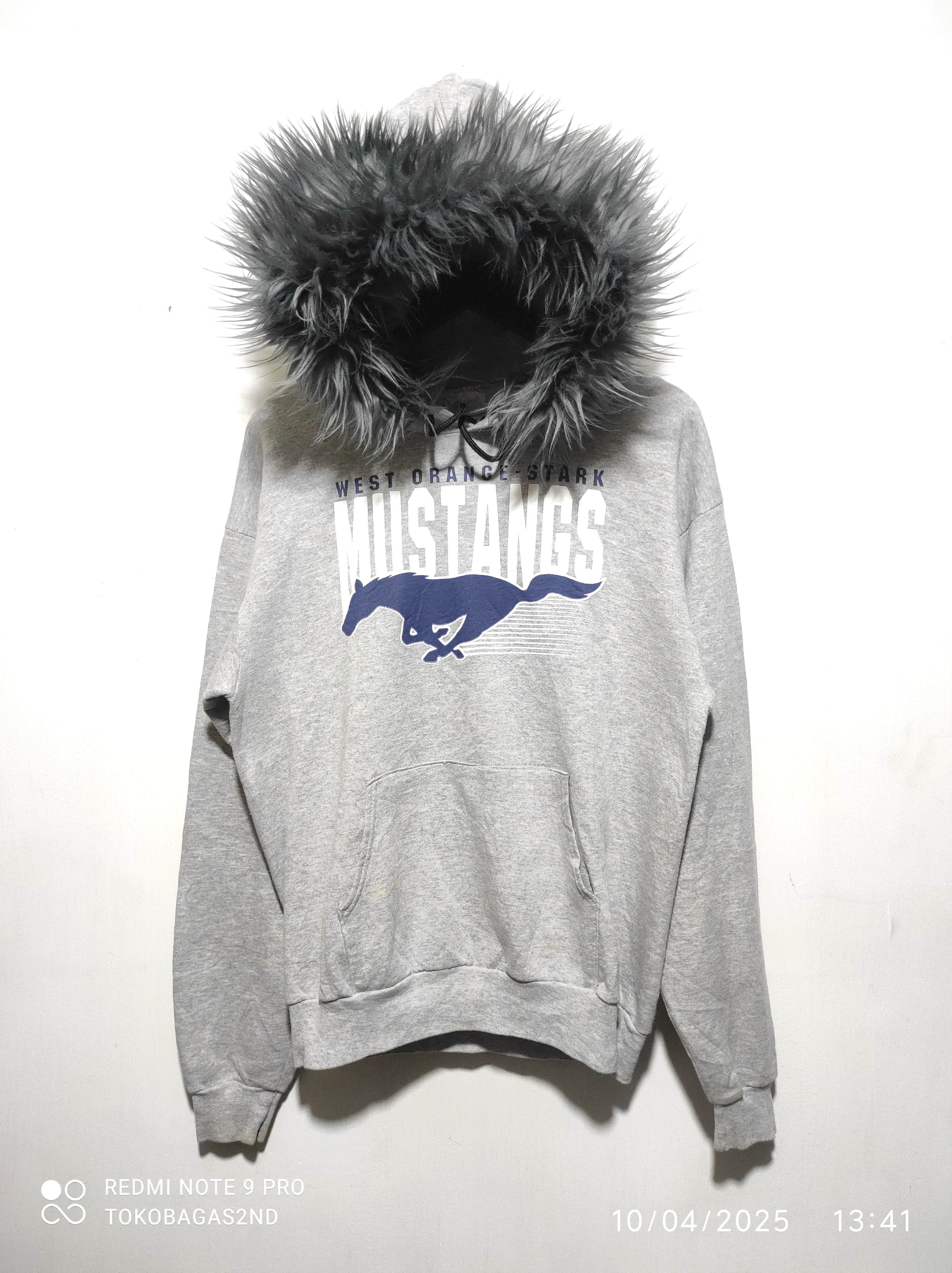 Vintage Vintage Mustang fur hoodie Size US M / EU 48-50 / 2 - 2 Thumbnail