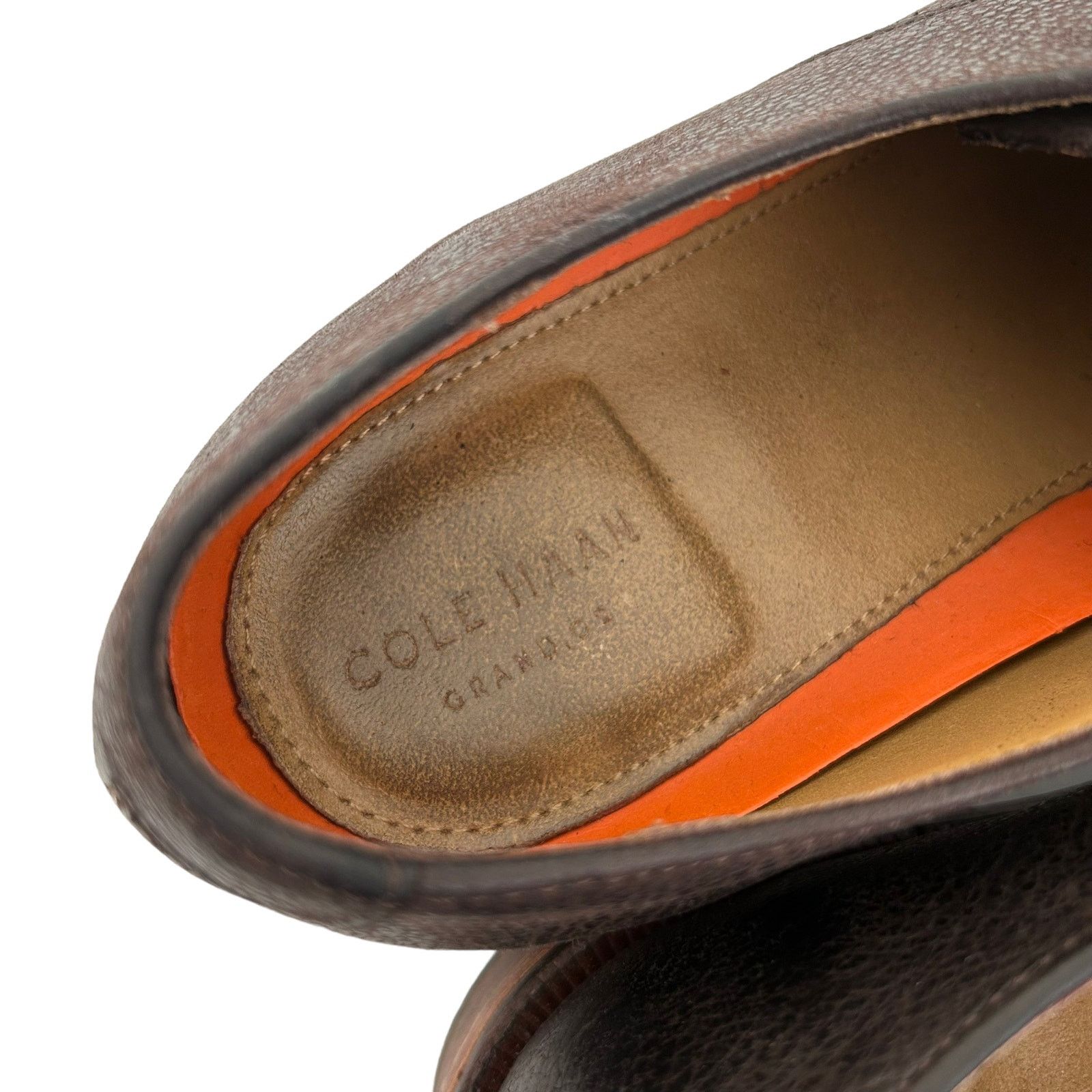 Cole Haan Cole Haan Grand OS Brown Leather Lace Up Loafers Sz 9.5 Size US 9.5 / EU 42-43 - 5 Thumbnail