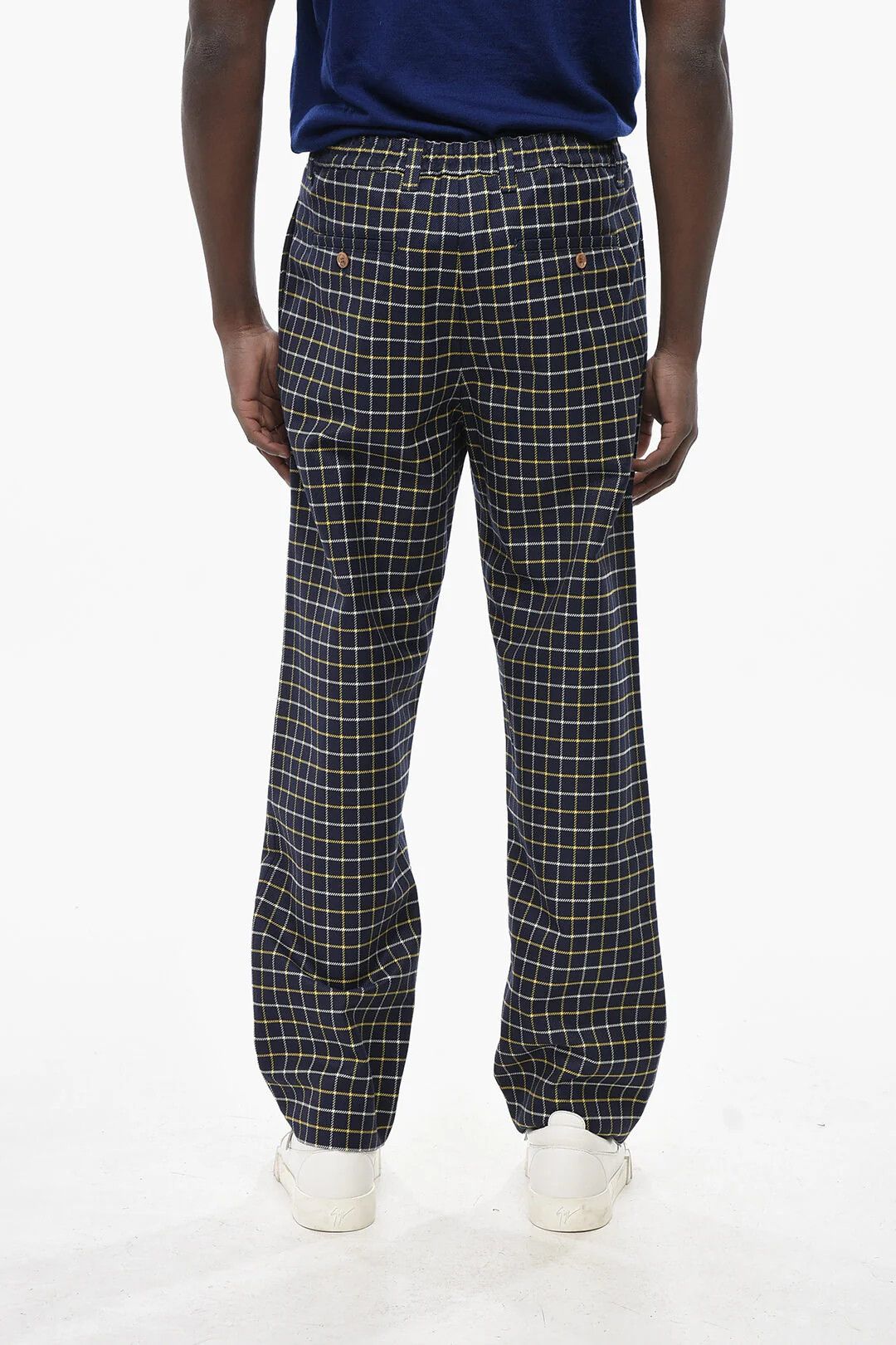 Marni og1mm0326 Wool-Blend 4-Pocket Pant in Blue Size US 36 / EU 52 - 2 Thumbnail