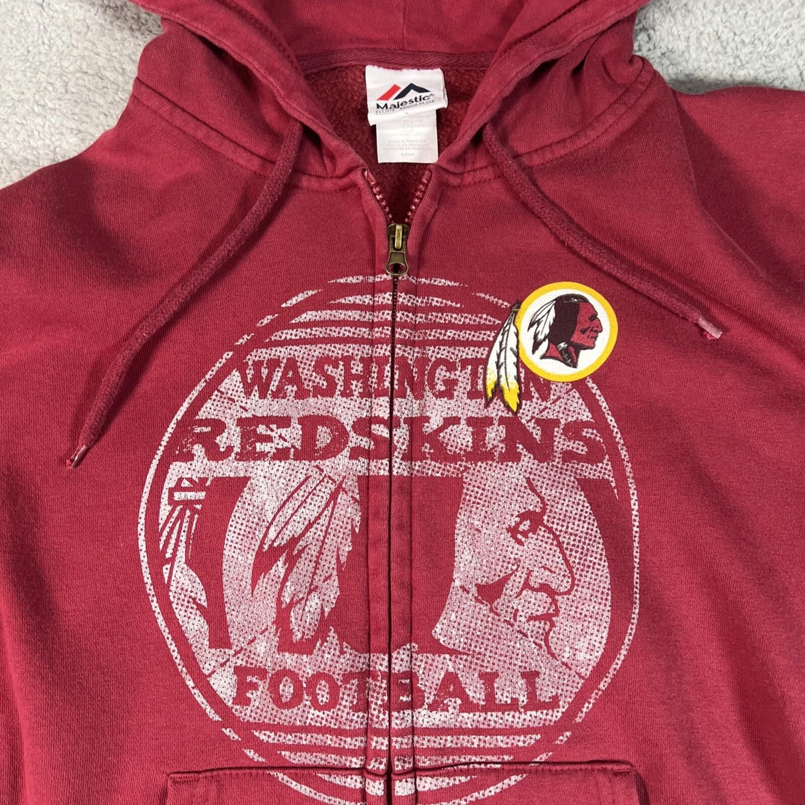Majestic Washington Redskins Majestic Pullover Hoodie Men Small Size ONE SIZE - 2 Thumbnail