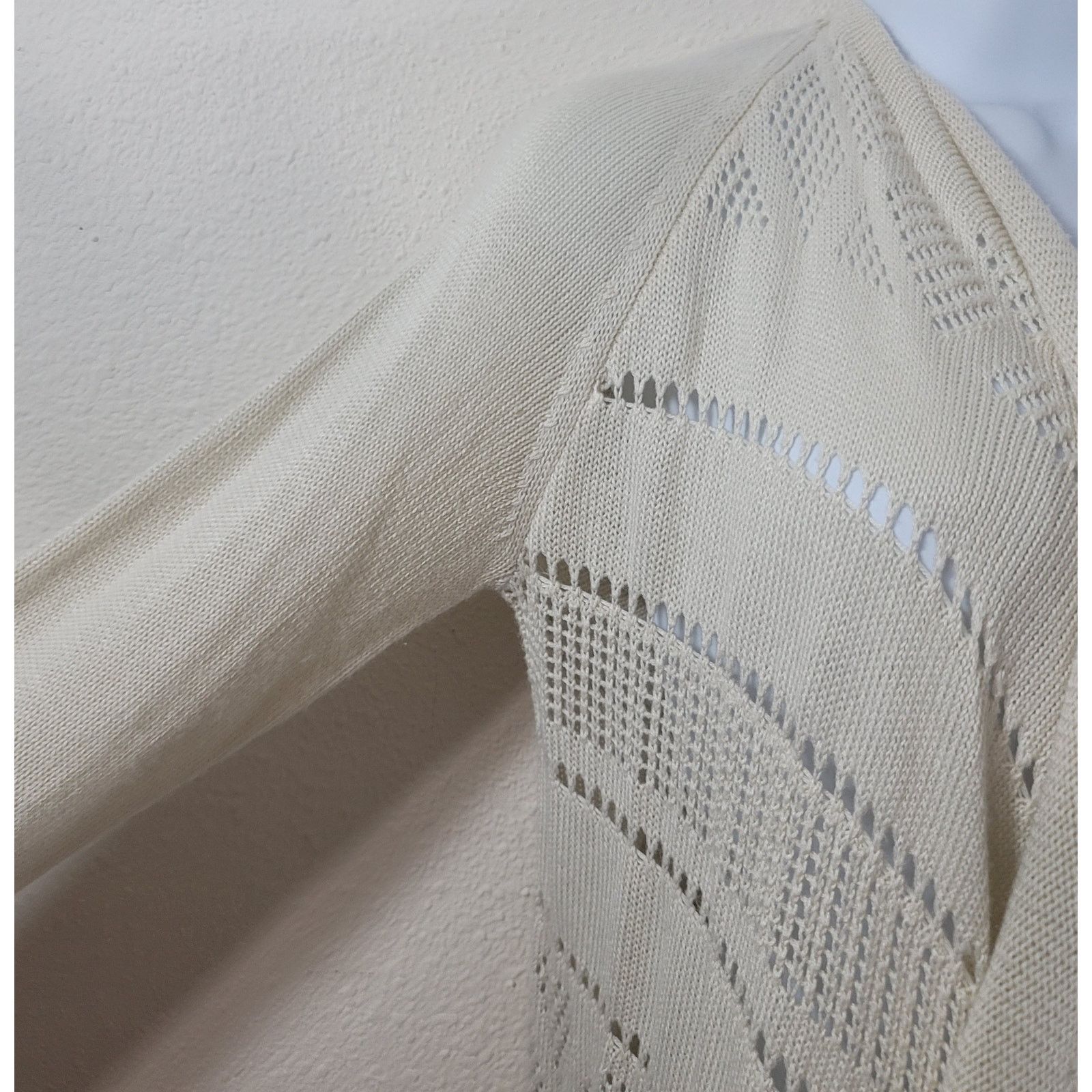 Other Knox Rose Cream Draped Front Cardigan Sweater Small Soft Size S / US 4 / IT 40 - 6 Thumbnail