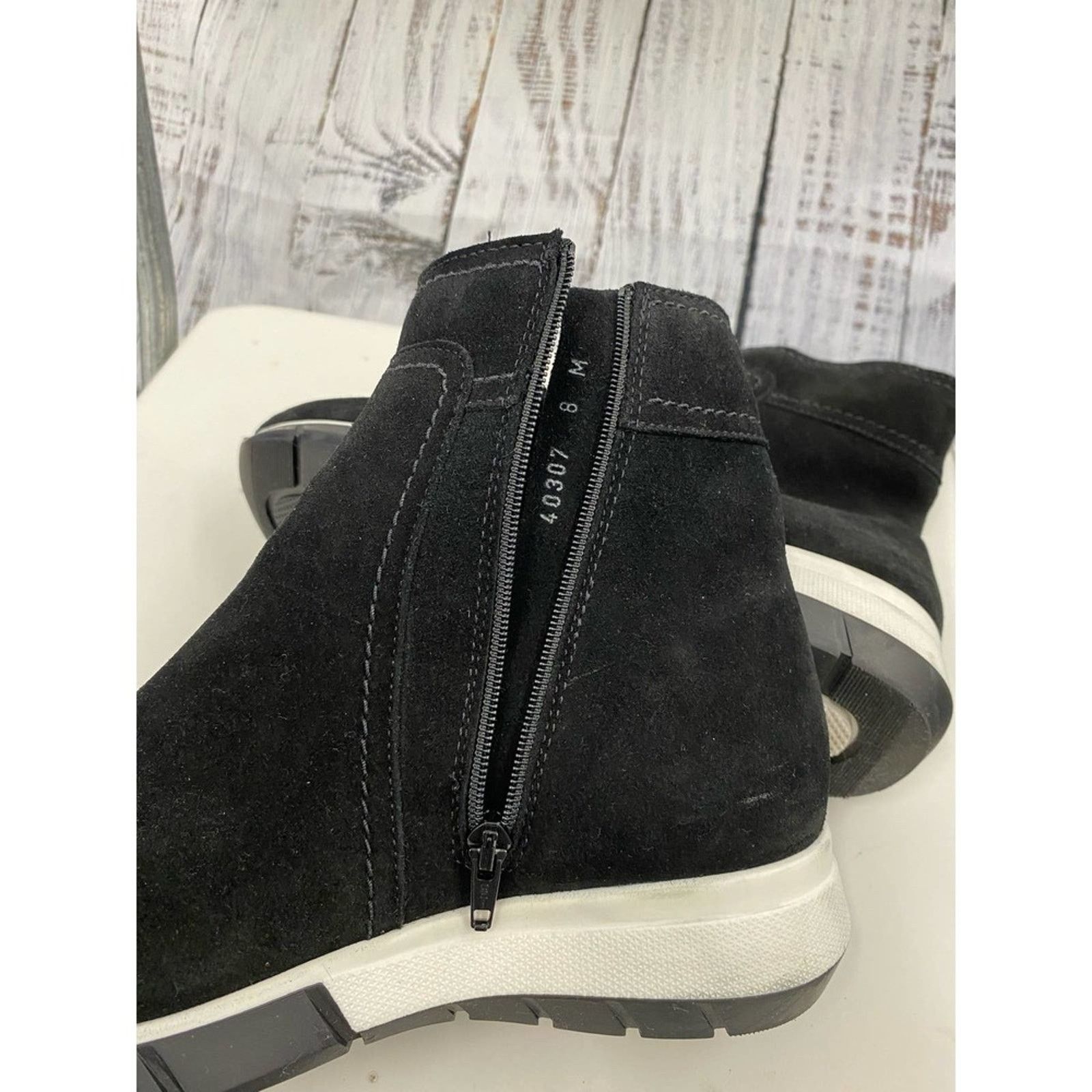 Other La Canadienne Nikola Suede Sneaker Booties Black 8 M Size US 8 / IT 38 - 7 Thumbnail