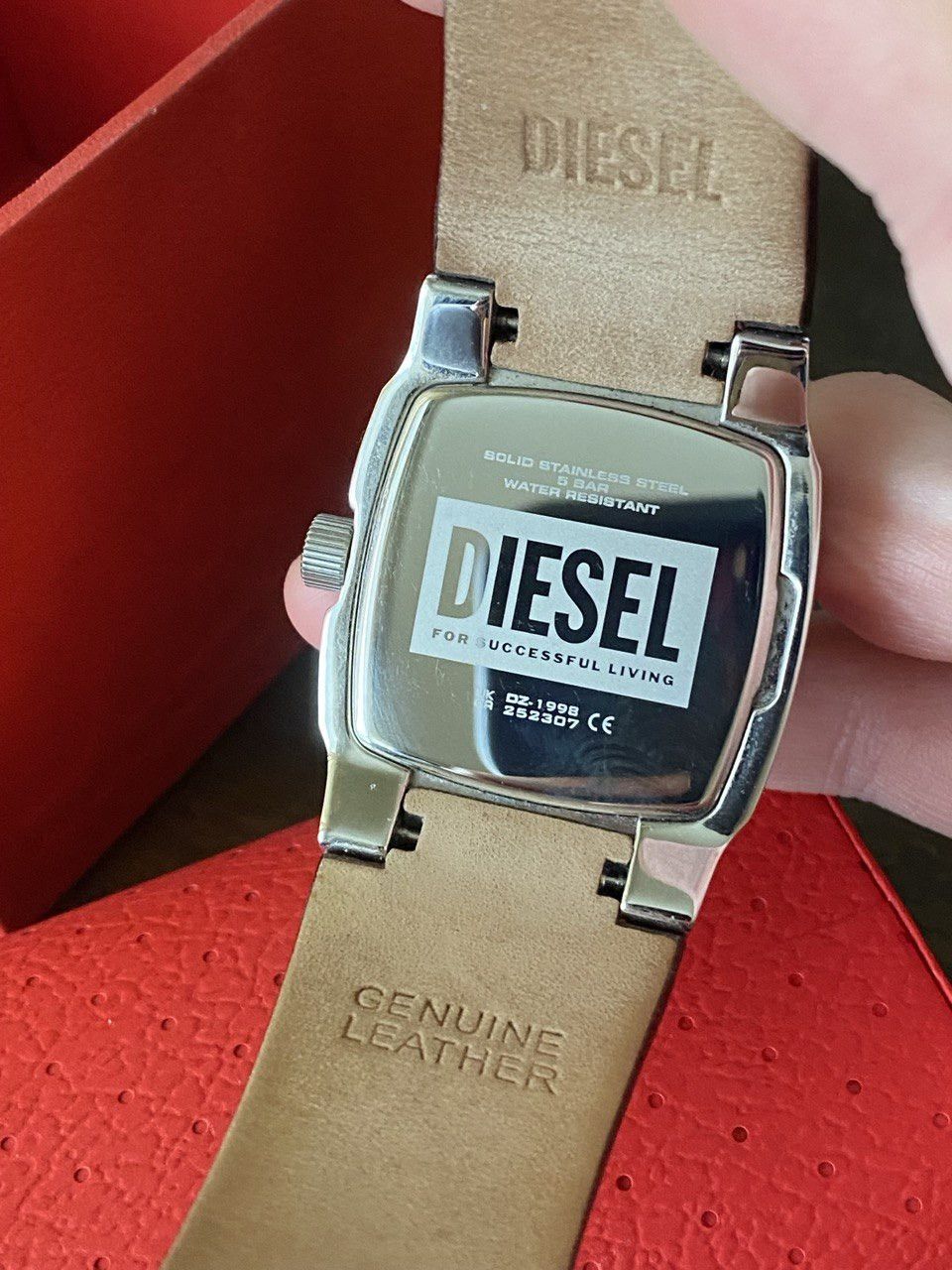 Diesel Diesel Cliffhanger Three Hand Leather Watch DZ1998 with box Size ONE SIZE - 4 Thumbnail