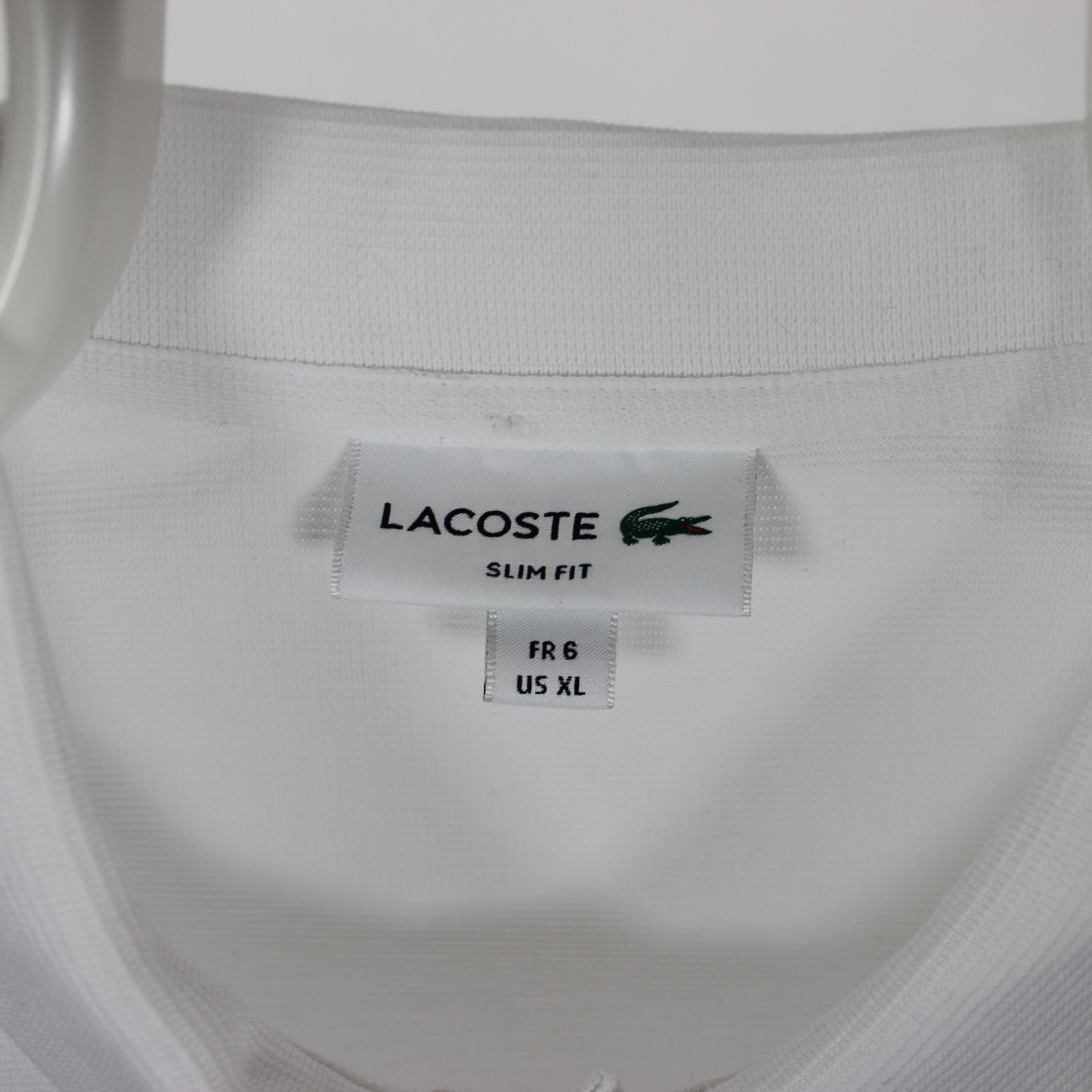 Lacoste Lacoste long sleeve men polo shirt L XL white Size US XL / EU 56 / 4 - 6 Thumbnail