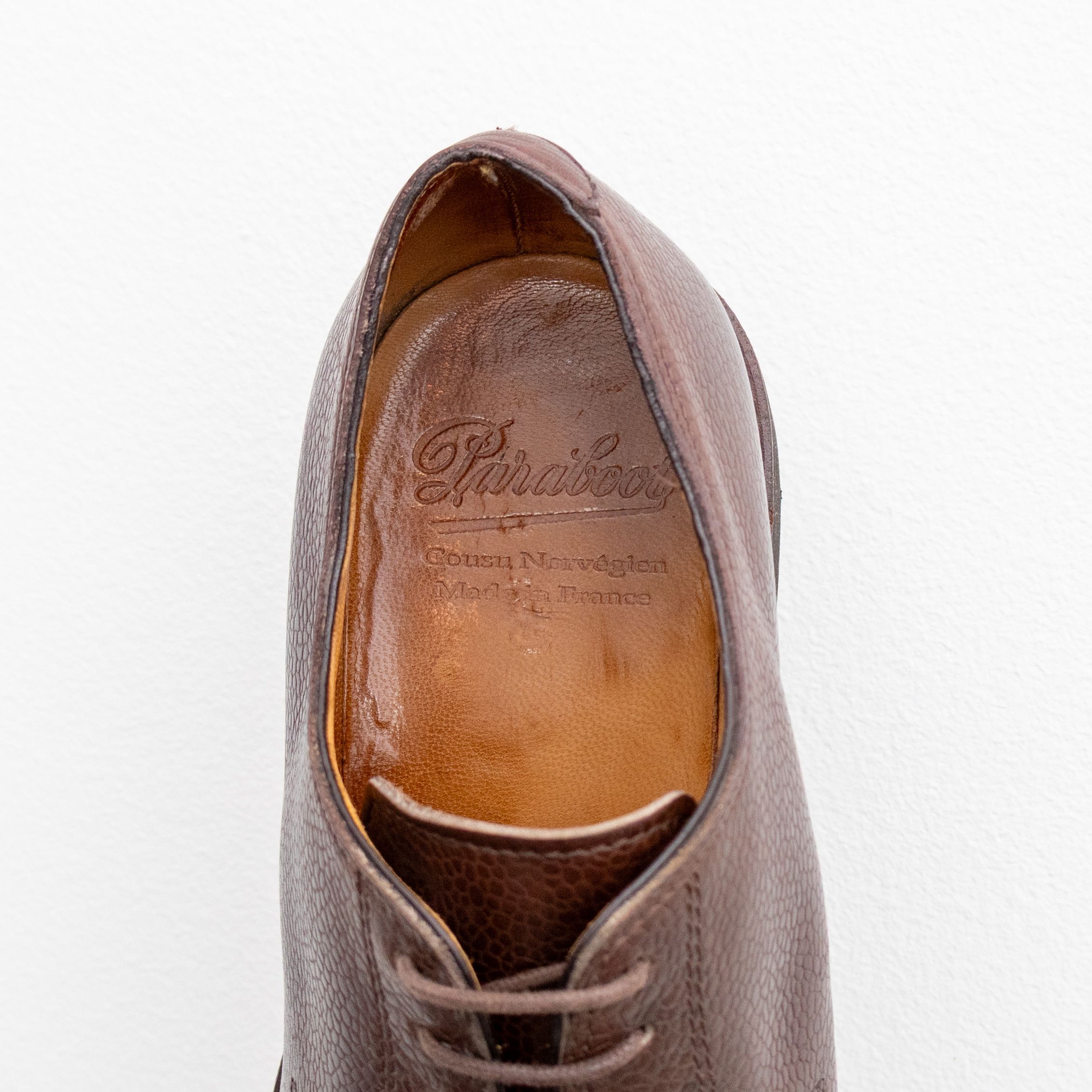Paraboot Paraboot Rousseau Split Toe Lace Up Brown Grain Leather Size US 8.5 / EU 41-42 - 9 Thumbnail