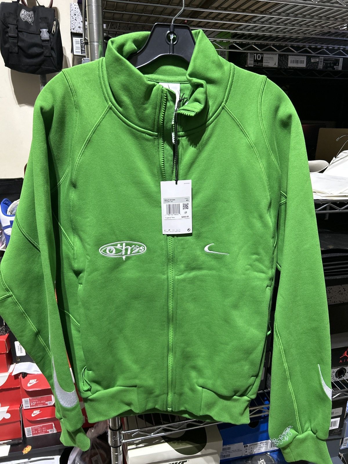 Nike × Off-White Nike x Off-White MC Track Jacket Kelly Green Size XS Size US XS / EU 42 / 0 - 1 Thumbnail
