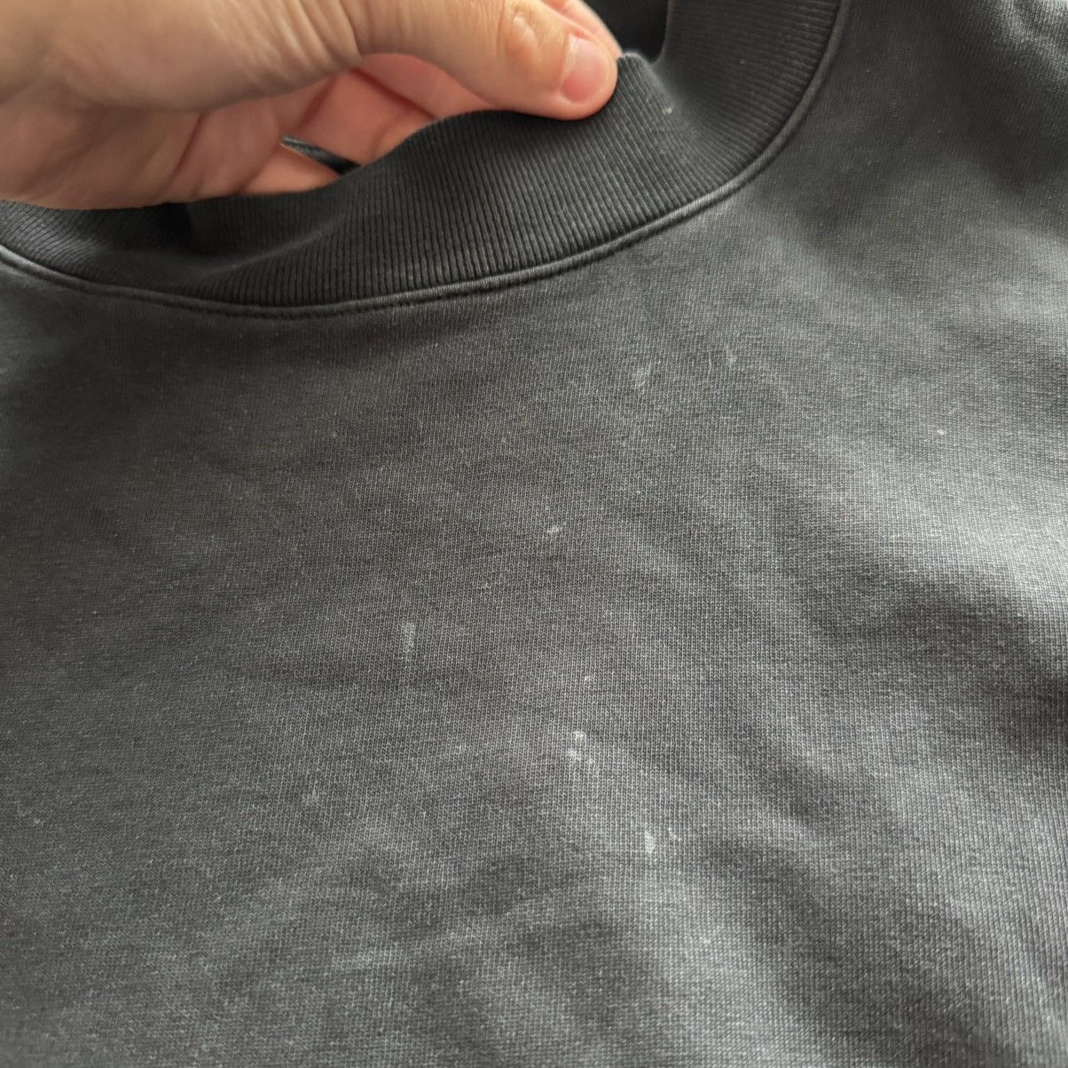 Los Angeles Apparel No Seam Tee Washed Black Blank Sample size large Size US L / EU 52-54 / 3 - 2 Thumbnail