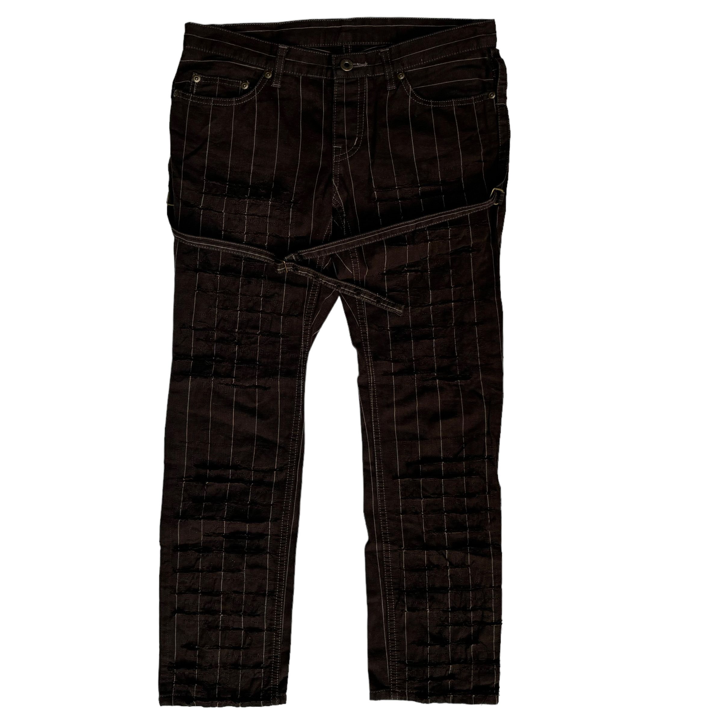 Hysteric Glamour Hysteric Glamour Bondage Distressed Pants Size US 30 / EU 46 - 1 Thumbnail
