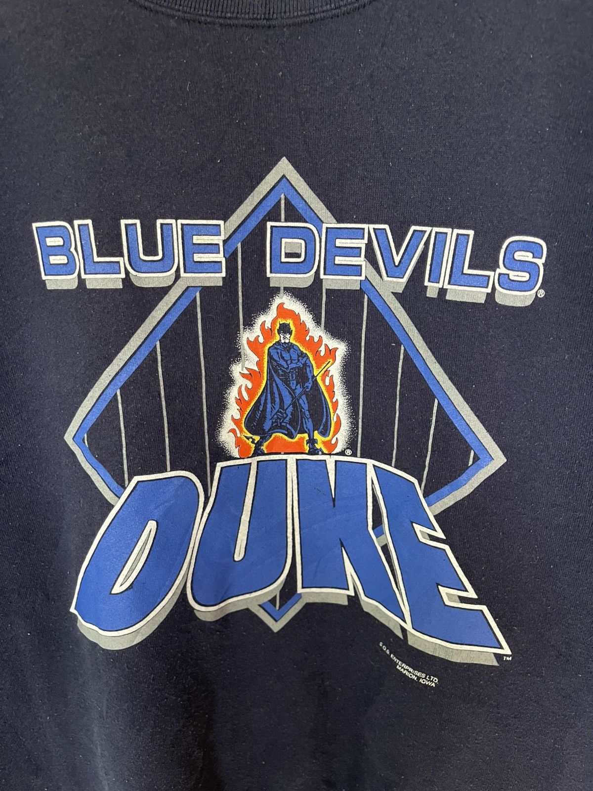 NCAA Vintage 90's Blue Devils Duke University NCAA Crewneck Size US L / EU 52-54 / 3 - 2 Thumbnail