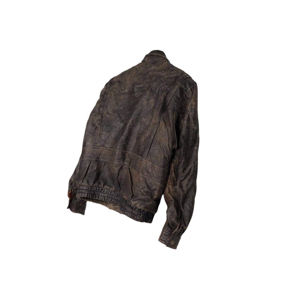 Japanese Brand 📌Vintage Genuine Leather Jacket Biker Wear Issey Miyake Size US M / EU 48-50 / 2 - 11 Thumbnail