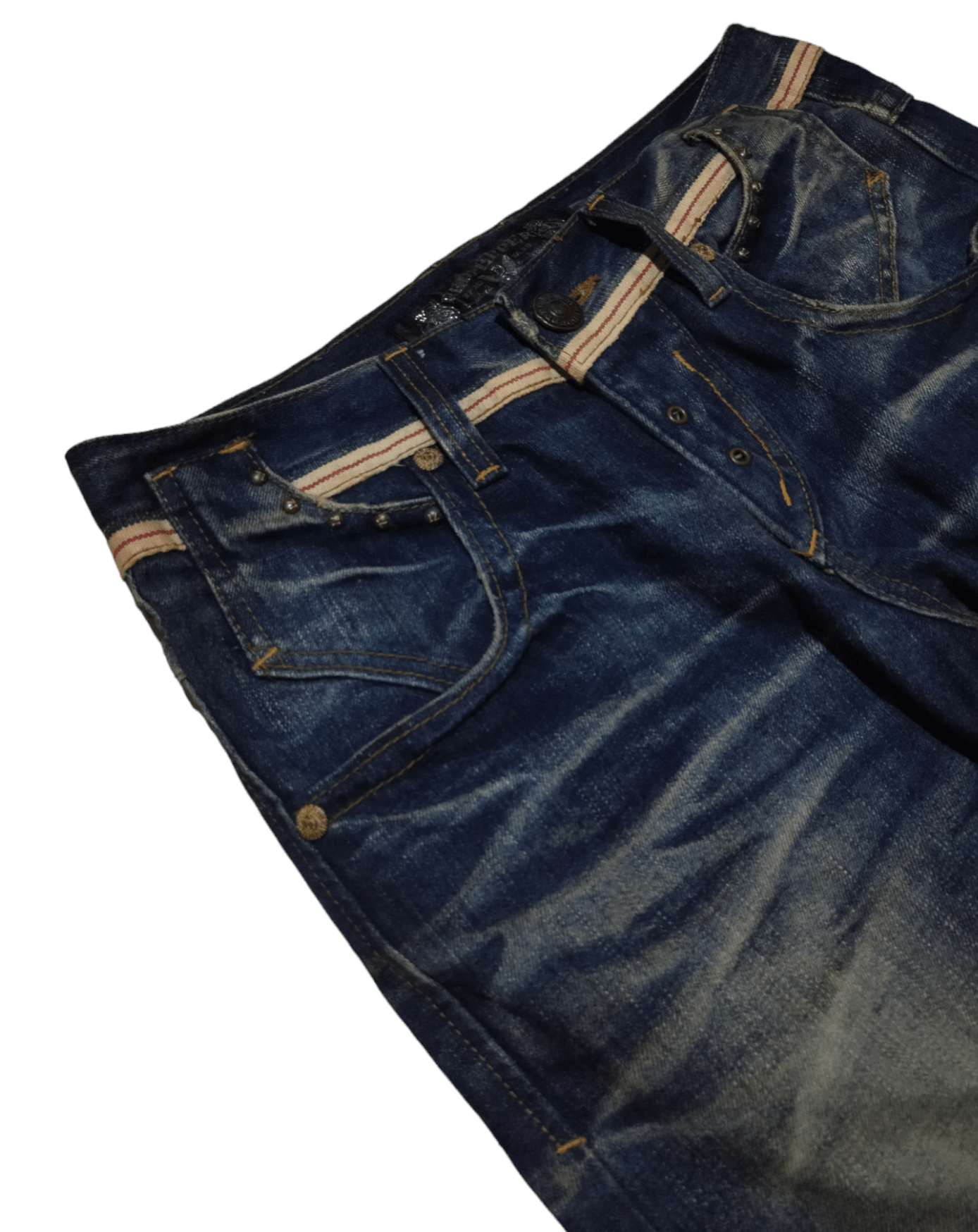 KMRii Red Pepper wash whisker Denim Size US 31 - 10 Thumbnail