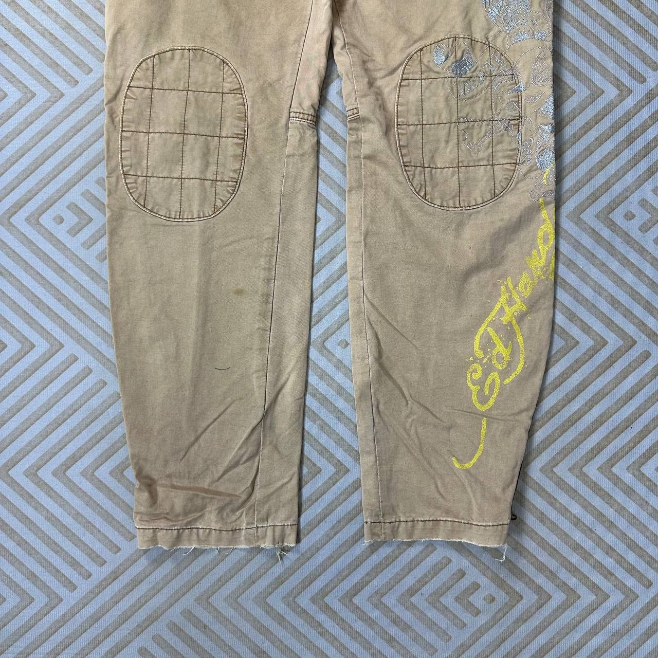 Ed Hardy × Japanese Brand Ed Hardy 6 pocket Cargo Outdoor (waist 36-37) Size US 37 - 7 Thumbnail