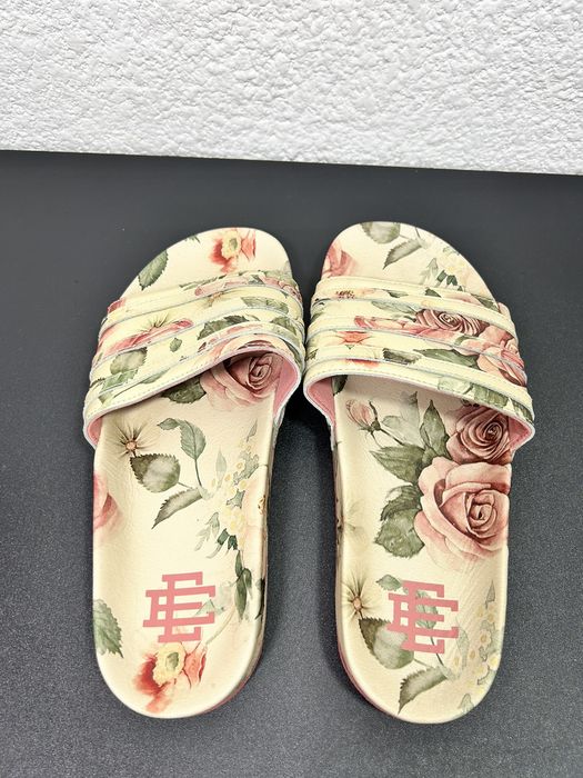 Adidas adilette store eric emanuel floral