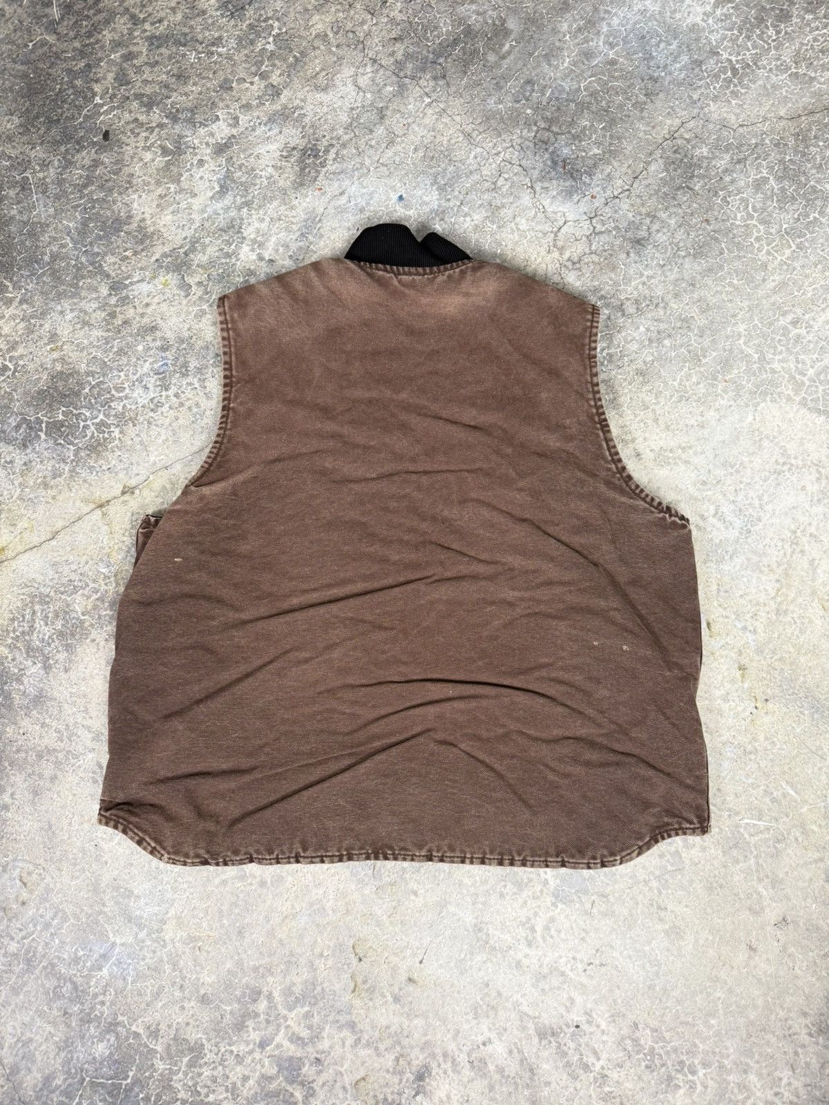 Carhartt × Vintage Vintage Thrashed Carhartt Vest Size US XL / EU 56 / 4 - 6 Thumbnail