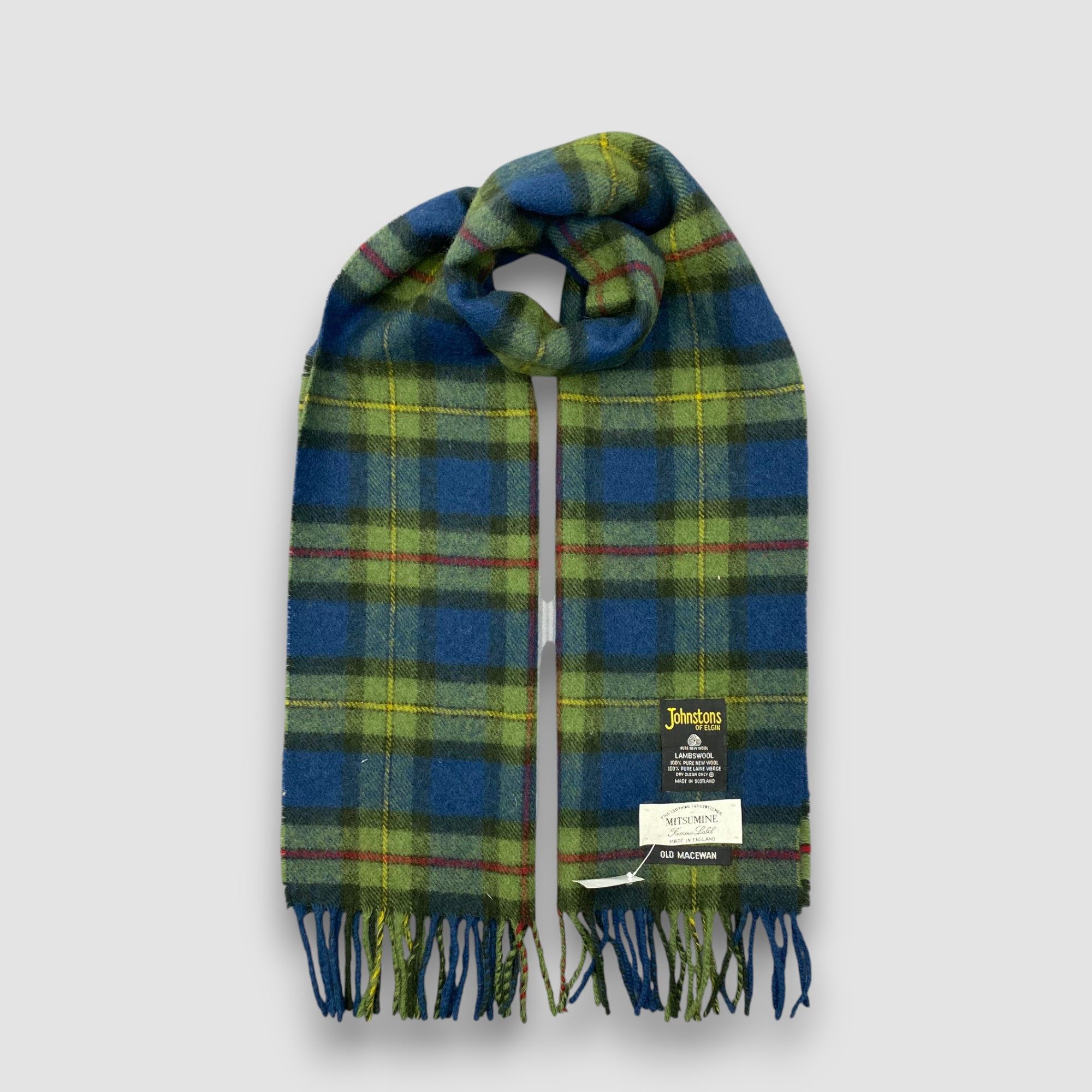 Johnstons Of Elgin Vintage Johnstons of Elgin X Mitsumine Scarf Muffler Scarves Size ONE SIZE - 1 Thumbnail