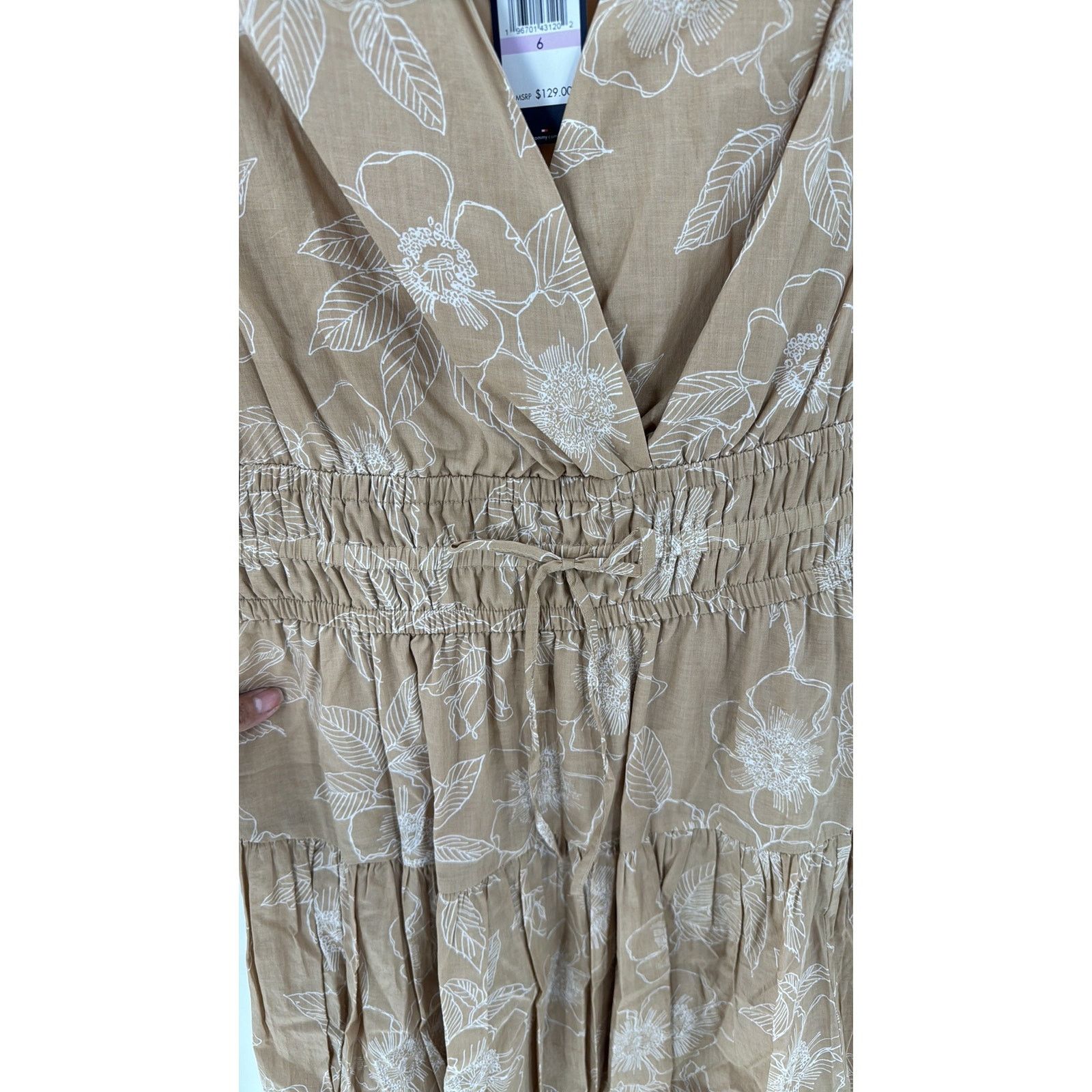 Tommy Hilfiger Tommy Hilfiger Petal Burnout Fit and Flare Dress lightweight Size M / US 6-8 / IT 42-44 - 5 Thumbnail