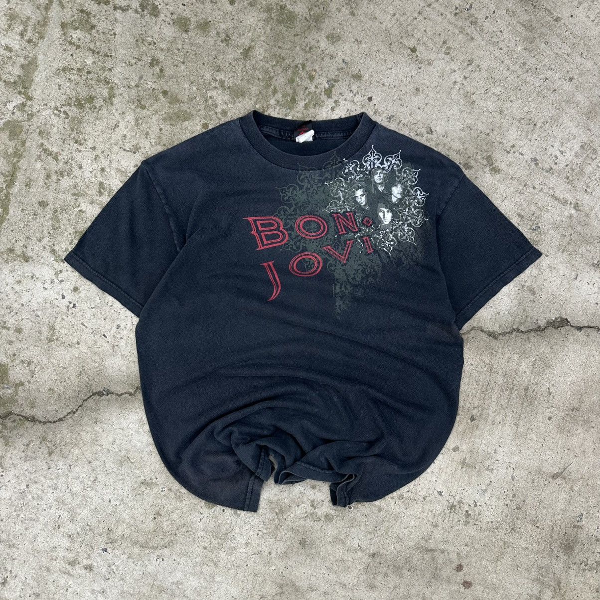 A$AP Rocky Vintage Bon Jovi 2005 T-shirts Big Logo Trashed Heavy Metal Size US S / EU 44-46 / 1 - 2 Thumbnail