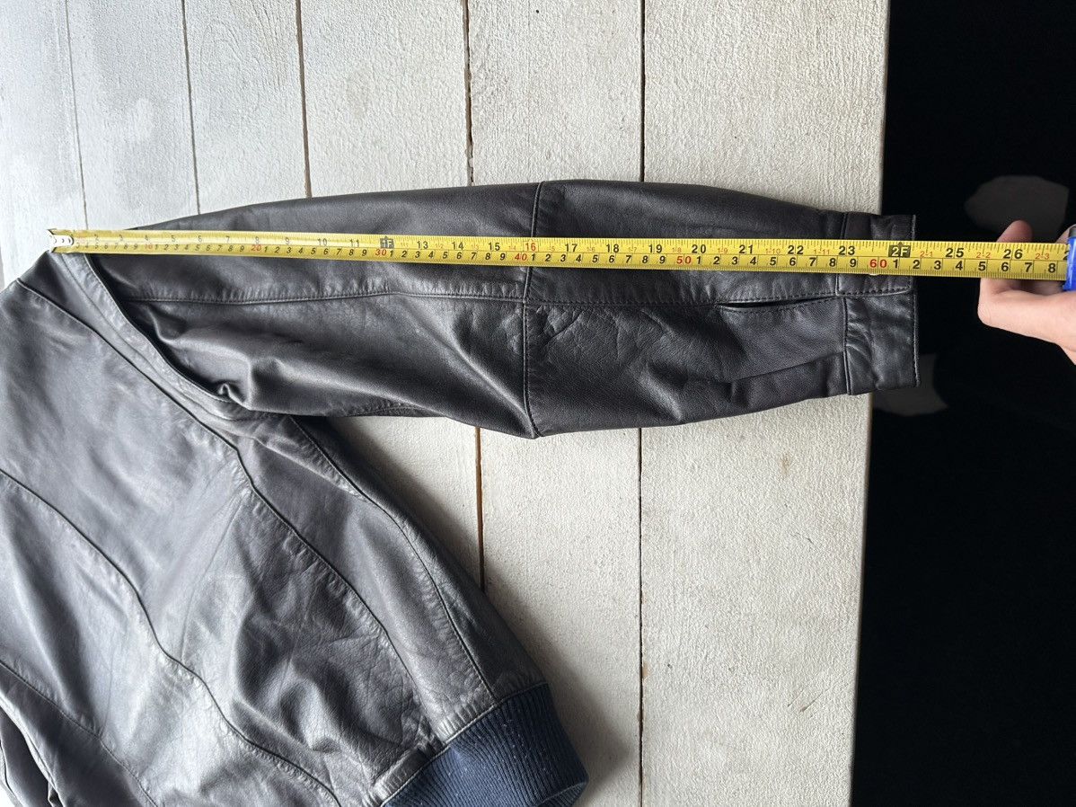 Other 🚨VNTG LEATHER JACKET AVANT GARDE ASYMMETRICAL BLACK MOTO Size US S / EU 44-46 / 1 - 21 Thumbnail