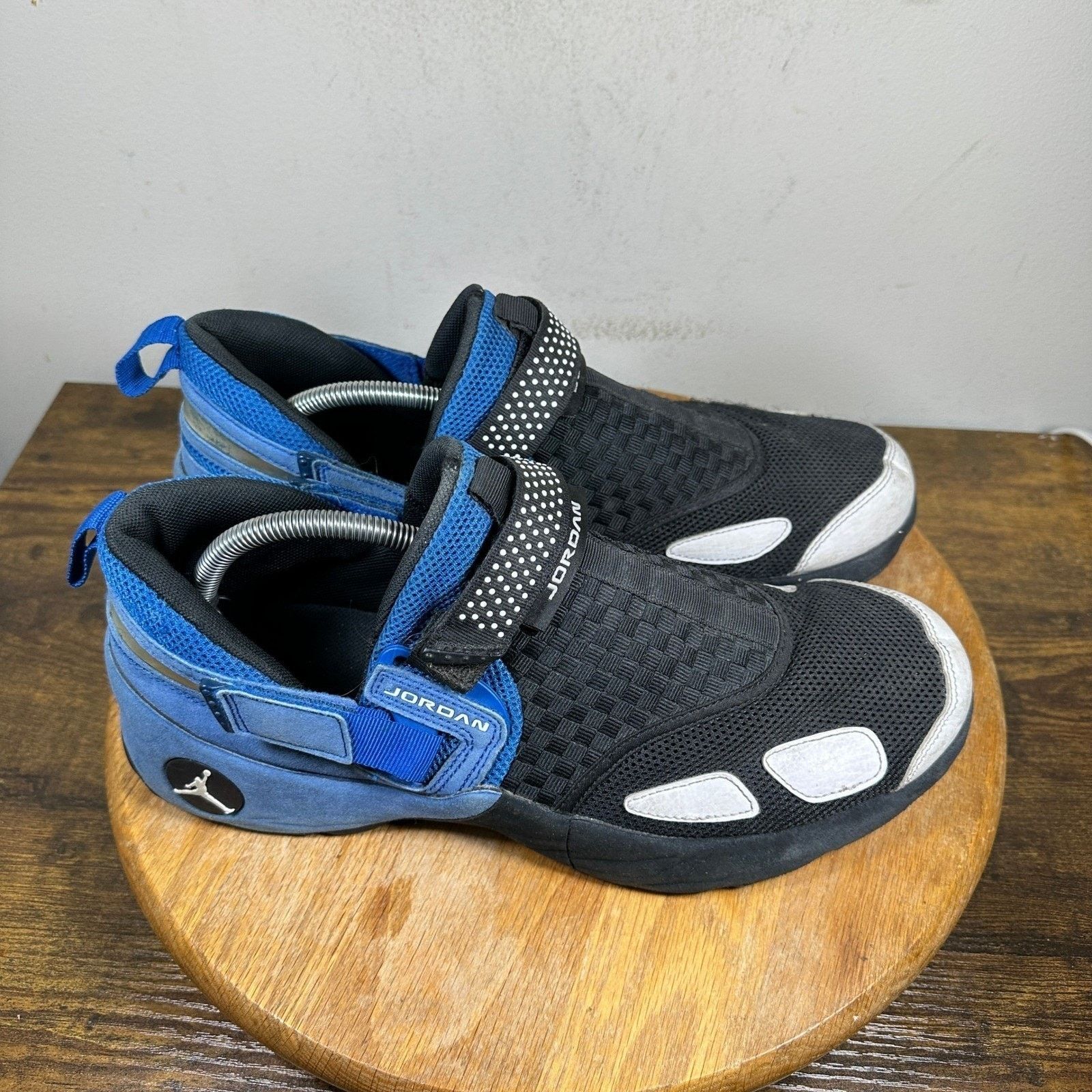 Jordan Boys Size 12 Black Blue Slip On 905222-007