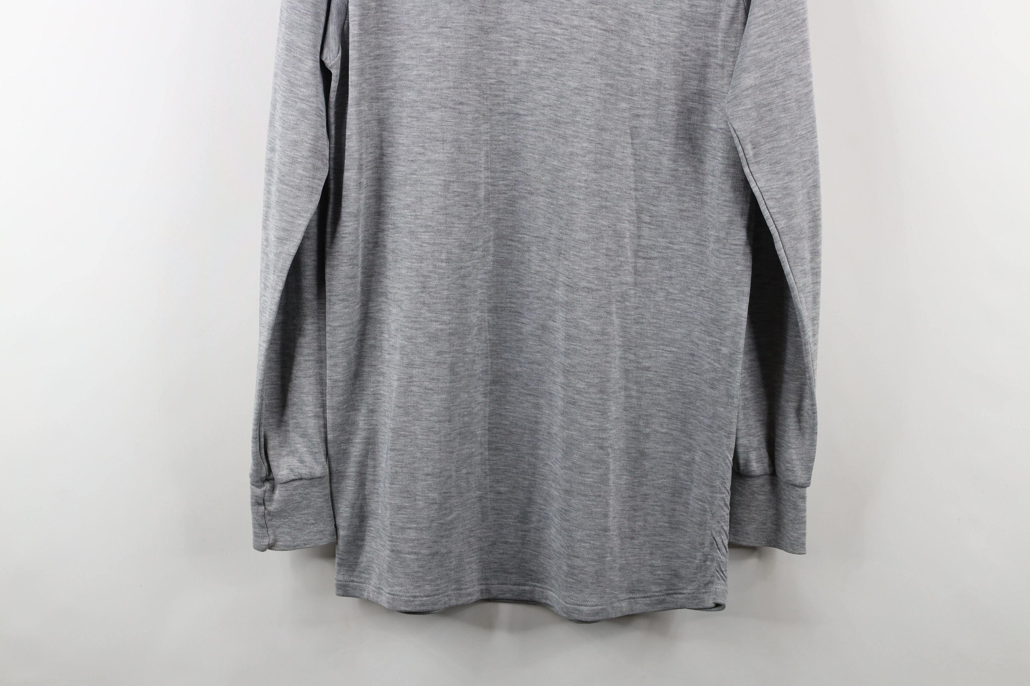 Vintage Vintage 90s Streetwear Thermal Turtleneck T-Shirt Gray USA Size US XL / EU 56 / 4 - 12 Thumbnail