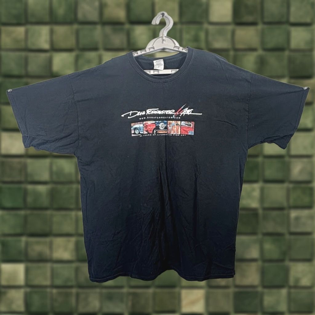 Gildan VINTAGE Dana Forrester "20 Years of Automotive Fine Art" Men's Graphic T-Shirt 2XL Black Nike? Size US XXL / EU 58 / 5 - 1 Thumbnail