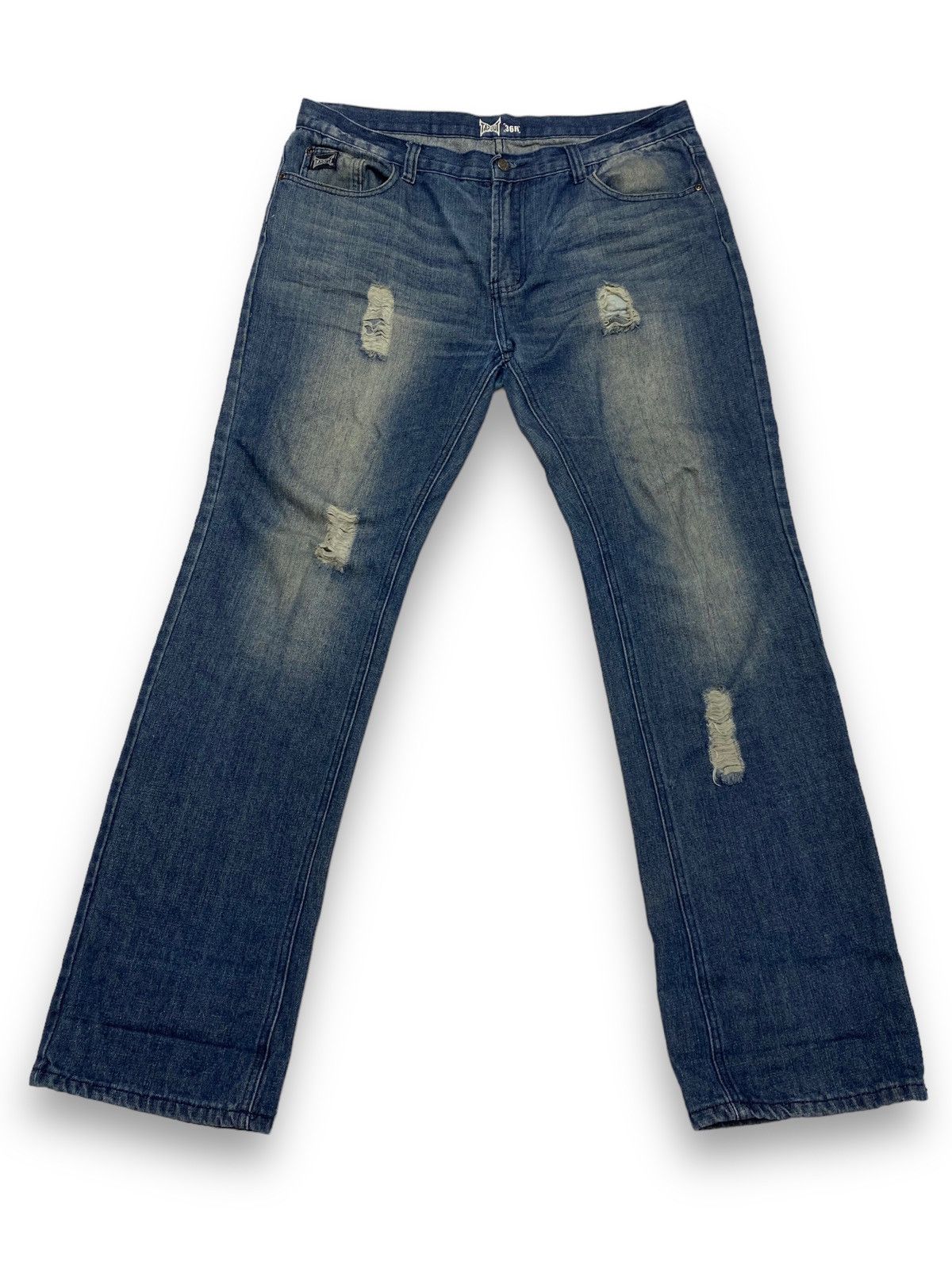 Tapout Vintage TAPOUT USA Flag Denim Baggy Jeans Y2k Size US 36 / EU 52 - 2 Thumbnail