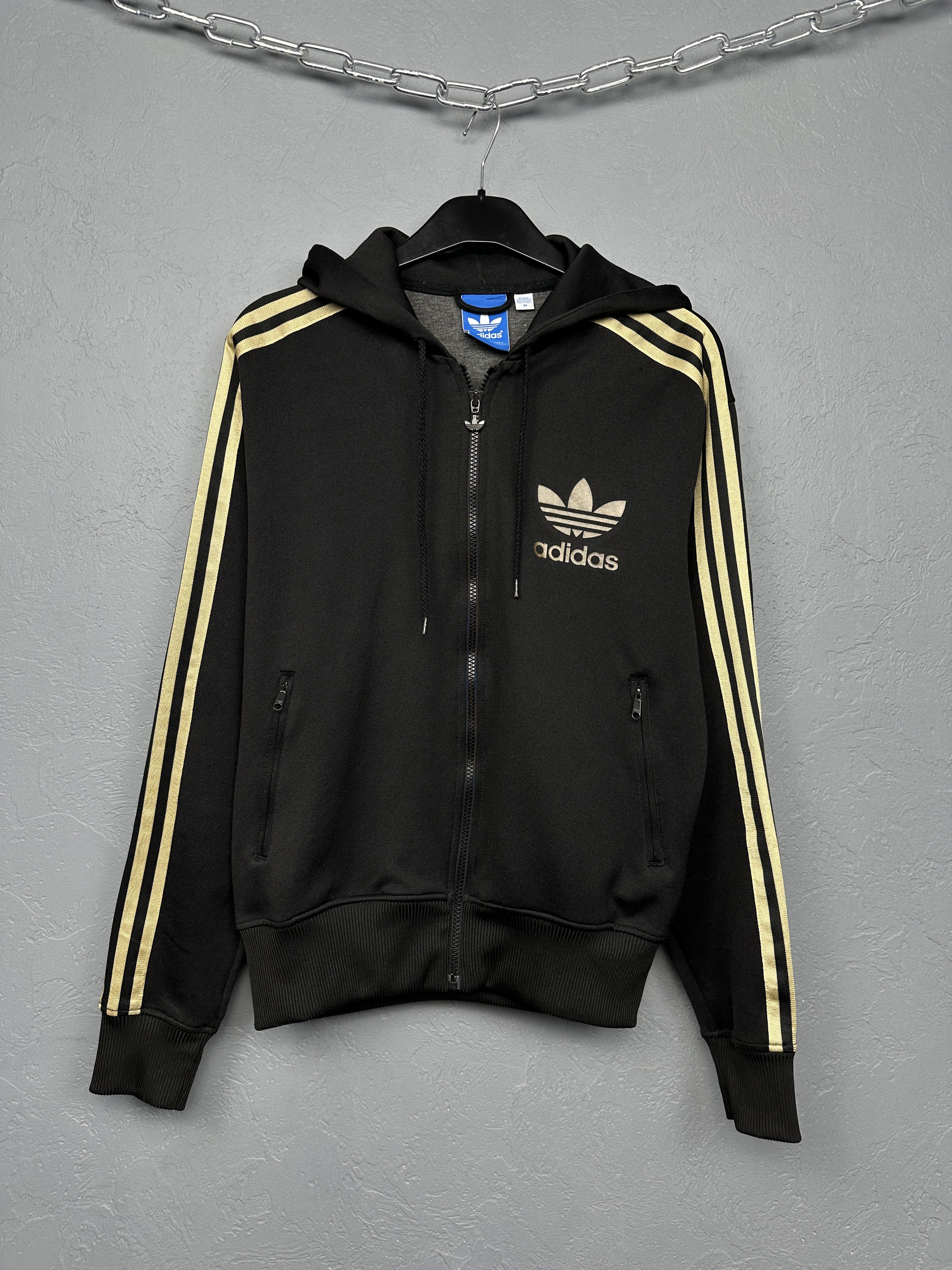Adidas × Vintage Adidas Vintage Track Top Jacket Big Logo On Back 