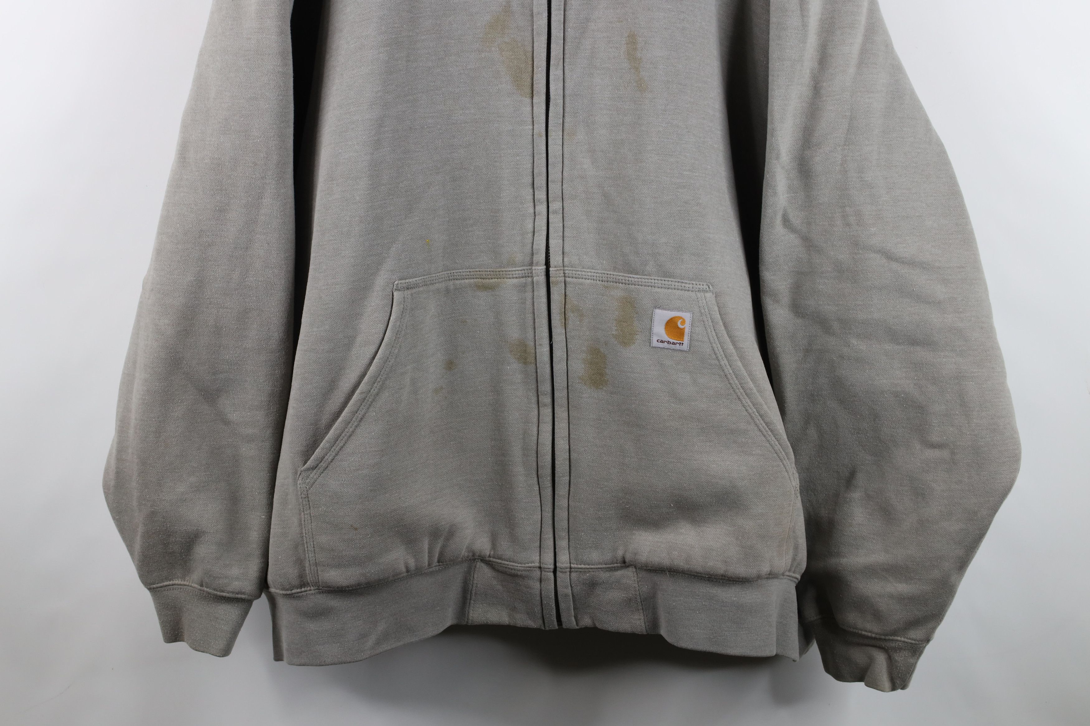 Carhartt Vintage Carhartt Heavy Deep Pile Fleece Lined Hoodie Jacket Size US XXL / EU 58 / 5 - 3 Thumbnail