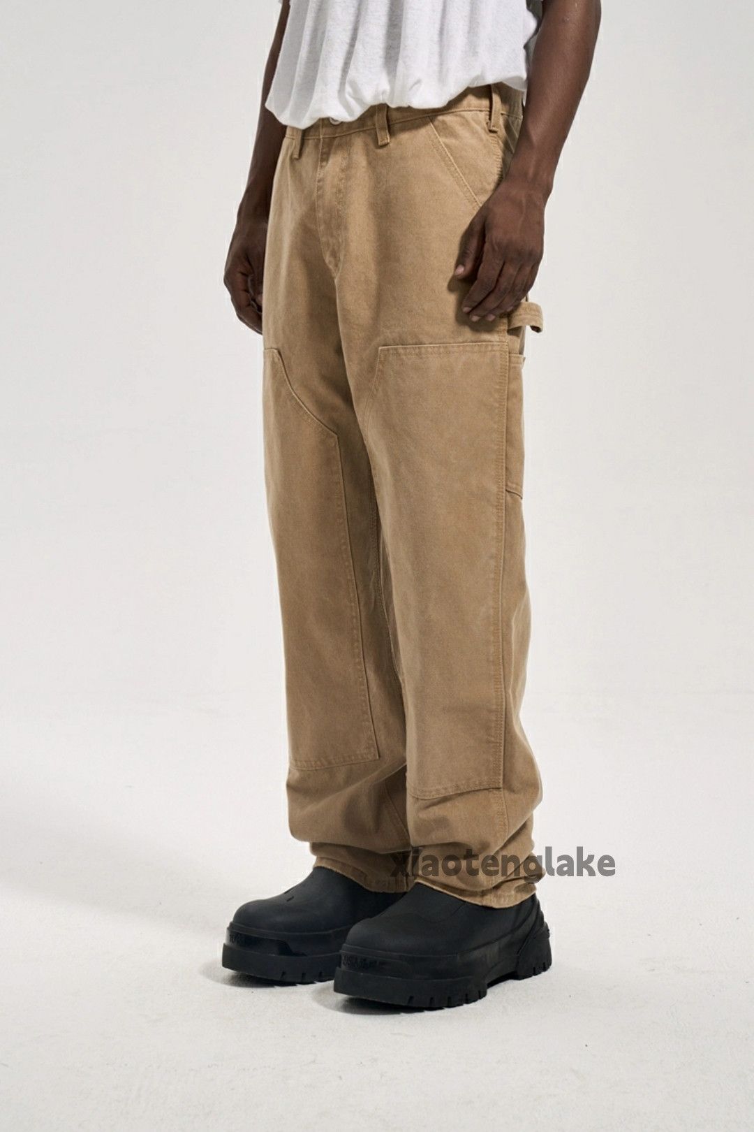 Designer × Japanese Brand × Vintage washed faded cleanfit workwear carpenter cargo pants Size US 34 / EU 50 - 2 Thumbnail