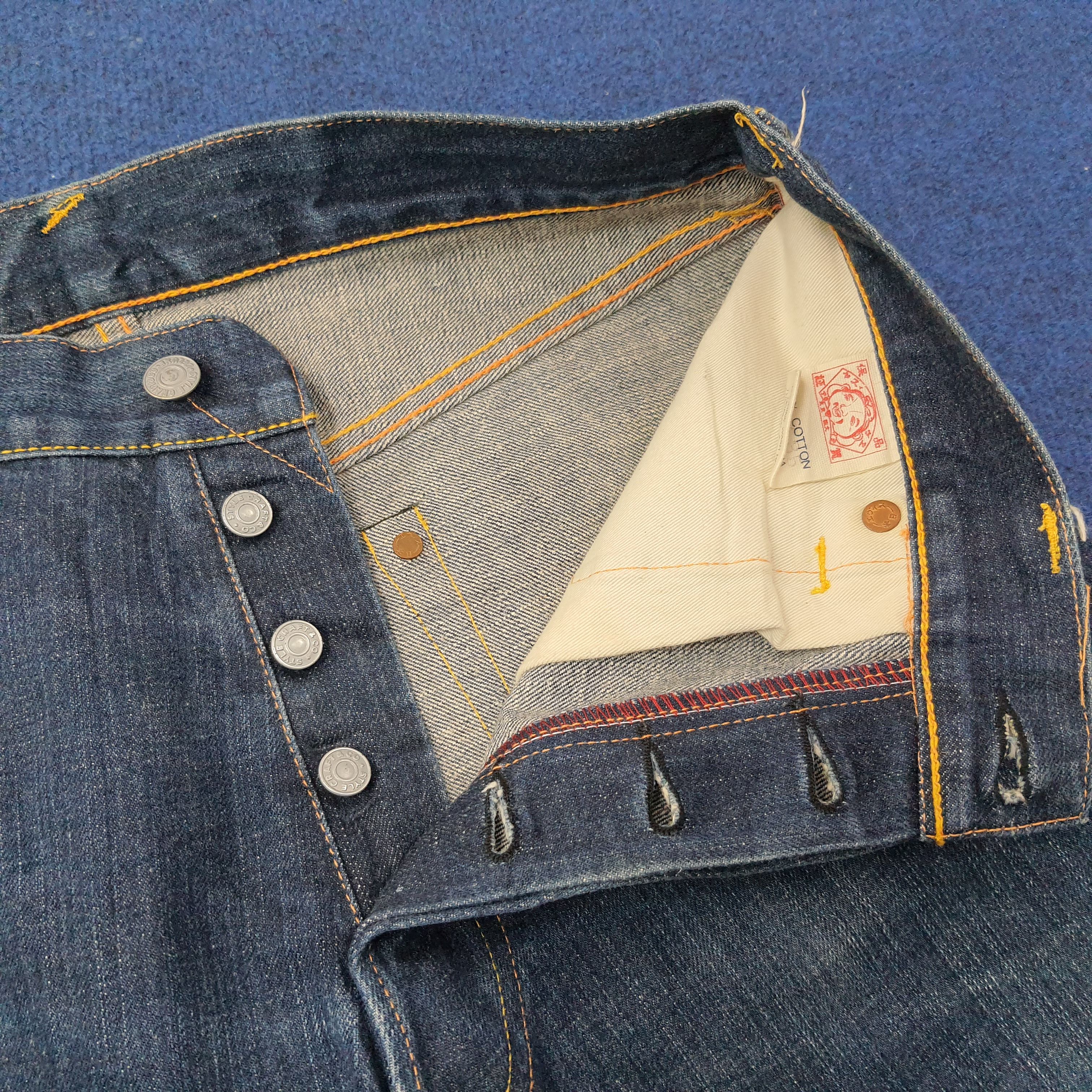 Evisu Vintage Evisu Japan by Yamane Custom Daicock Jeans C228N12 Size US 29 - 4 Thumbnail