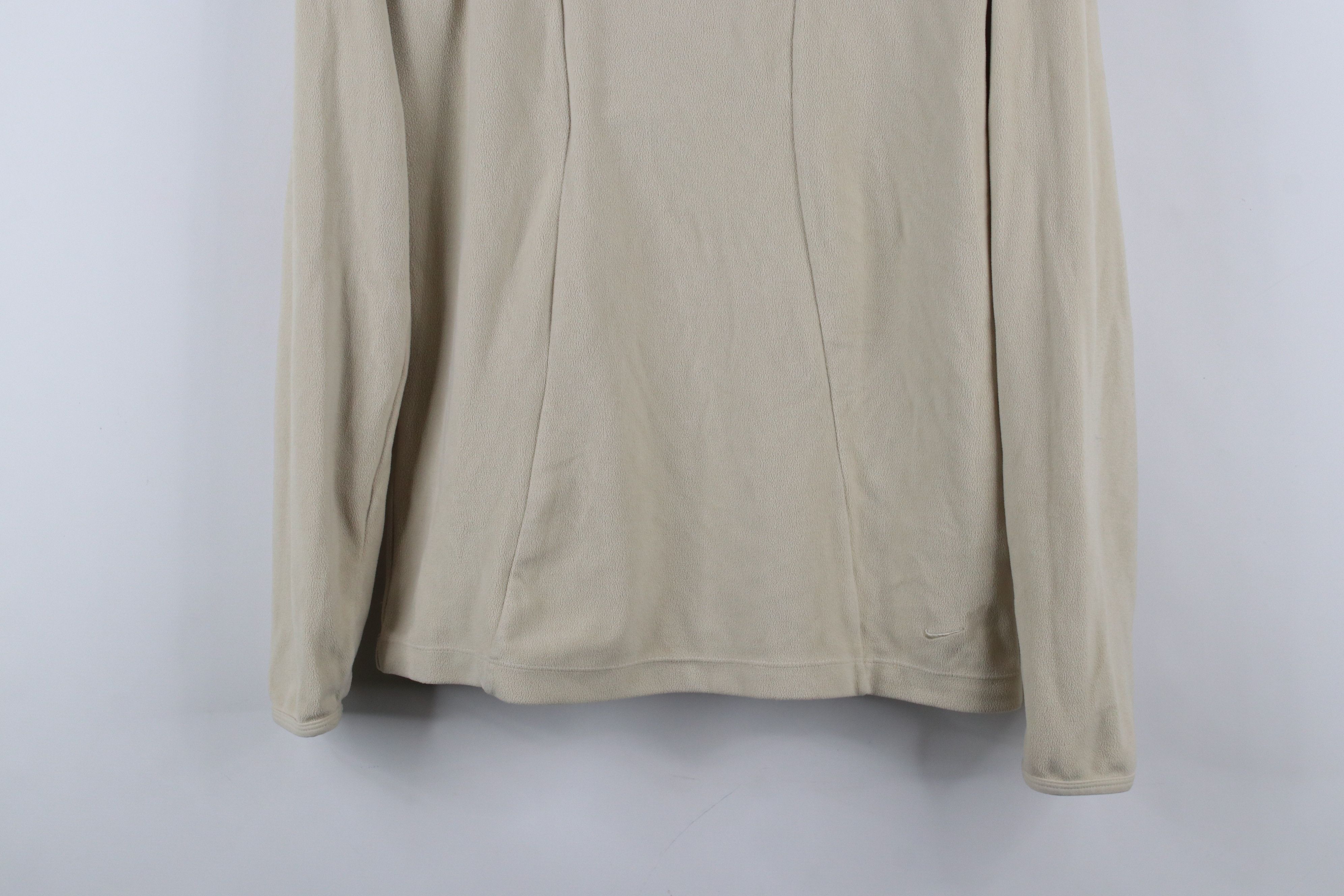 Nike × Vintage Vintage Y2K Nike Scott Mini Swoosh Monochrome Fleece Sweater Size M / US 6-8 / IT 42-44 - 3 Thumbnail