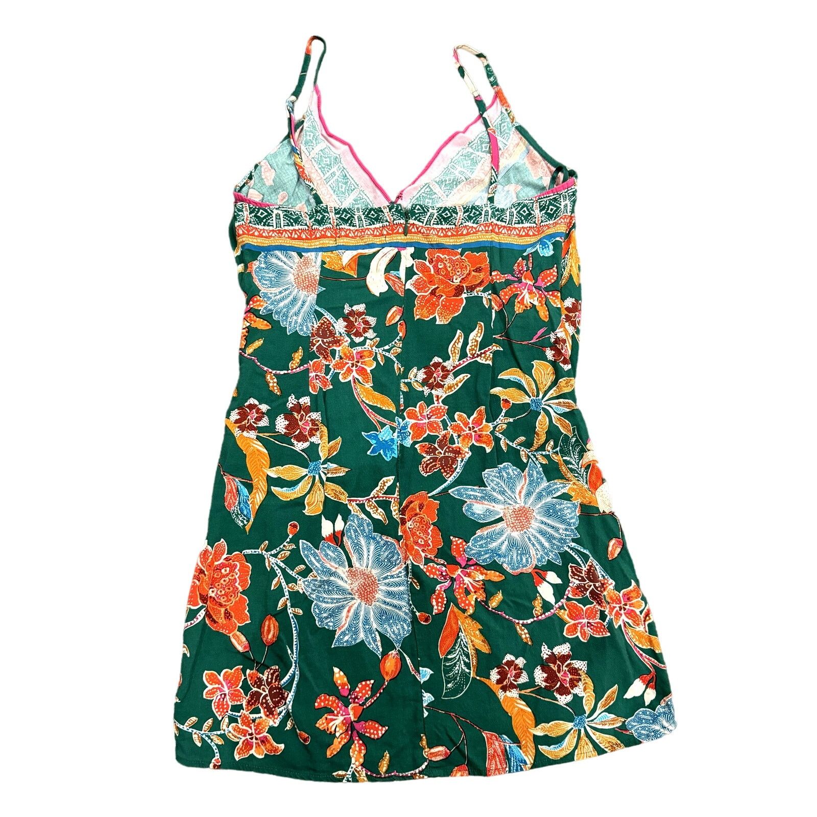 Urban Outfitters Urban Outfitters Botanical Mini Drape Dress in Green, Size M Size M / US 6-8 / IT 42-44 - 4 Thumbnail
