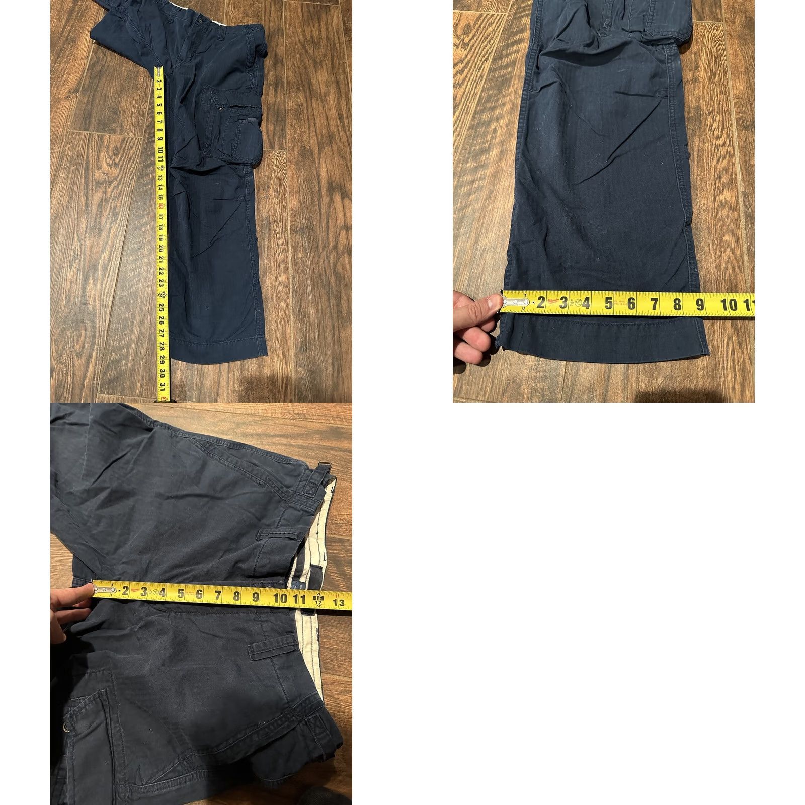 Vintage VINTAGE Polo Pants Mens 32 Blue Ralph Lauren Multi Pocket Cargo Size 32x29 Size US XS / EU 42 / 0 - 9 Thumbnail