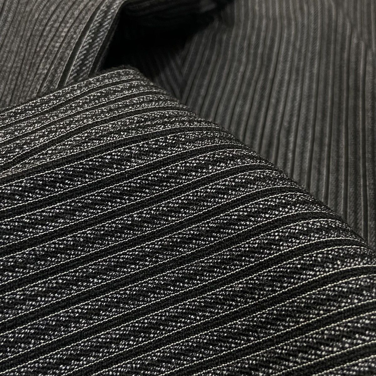 Japanese Brand 70s Heavyweight Wool Pleated Japan Tailored Trousers Size US 34 / EU 50 - 6 Thumbnail