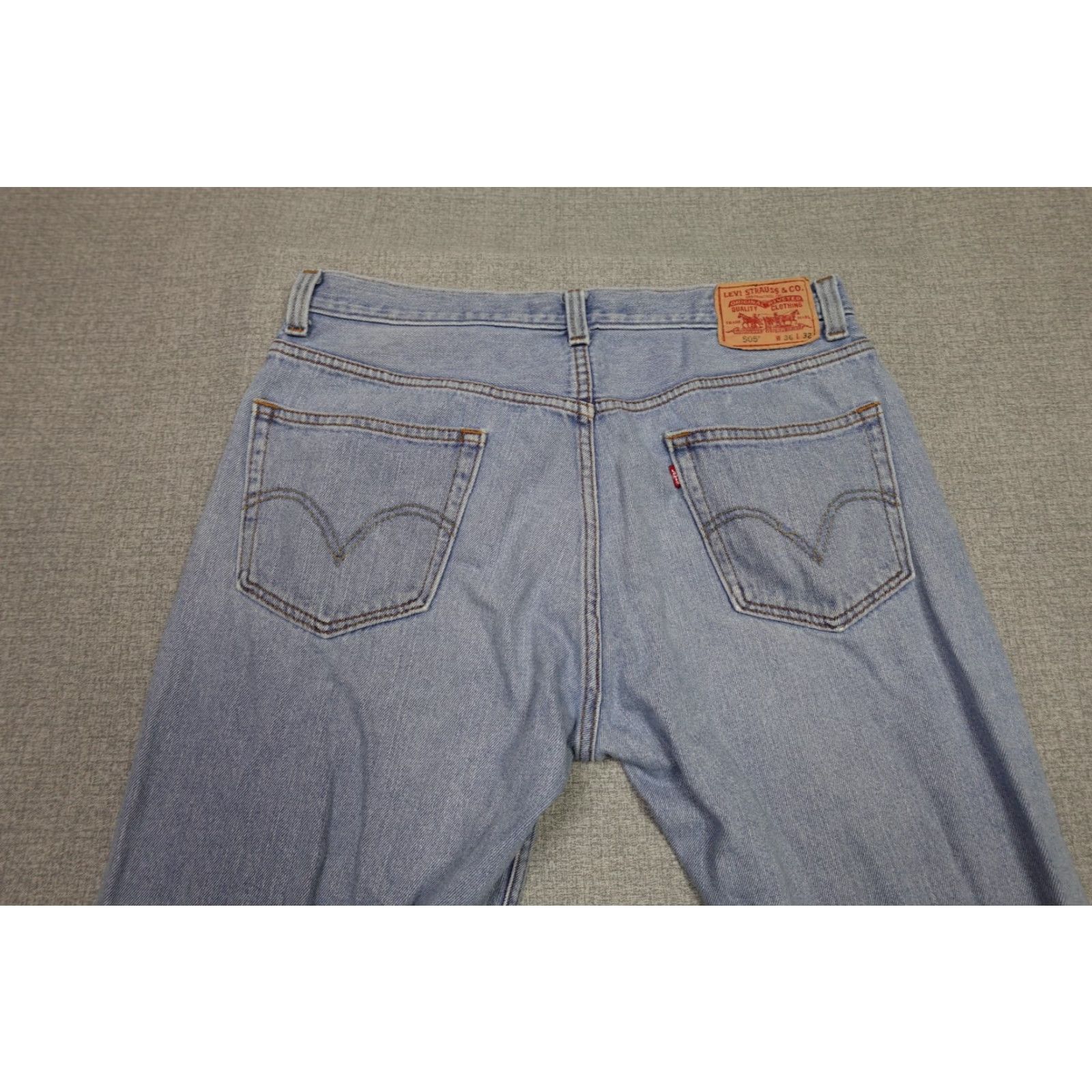 Levi's Levi's 505 Jeans Men's 36x32 Blue Relaxed Fit Denim Western Cowboy Rancher USA Shirt Mens Size 36 Blue Relaxed Levi's 505 Jeans Size US 36 / EU 52 - 5 Thumbnail