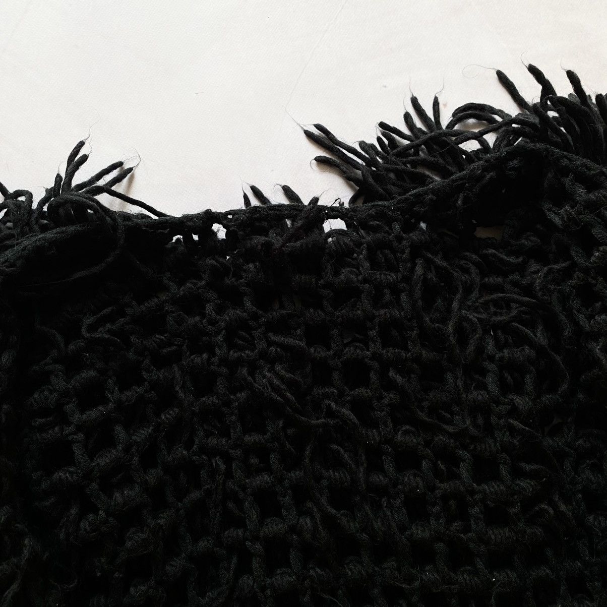 If Six Was Nine Crazy Opium Fuzzy Cropped Knit Cardigan Y2K Jacket Size S / US 4 / IT 40 - 5 Thumbnail